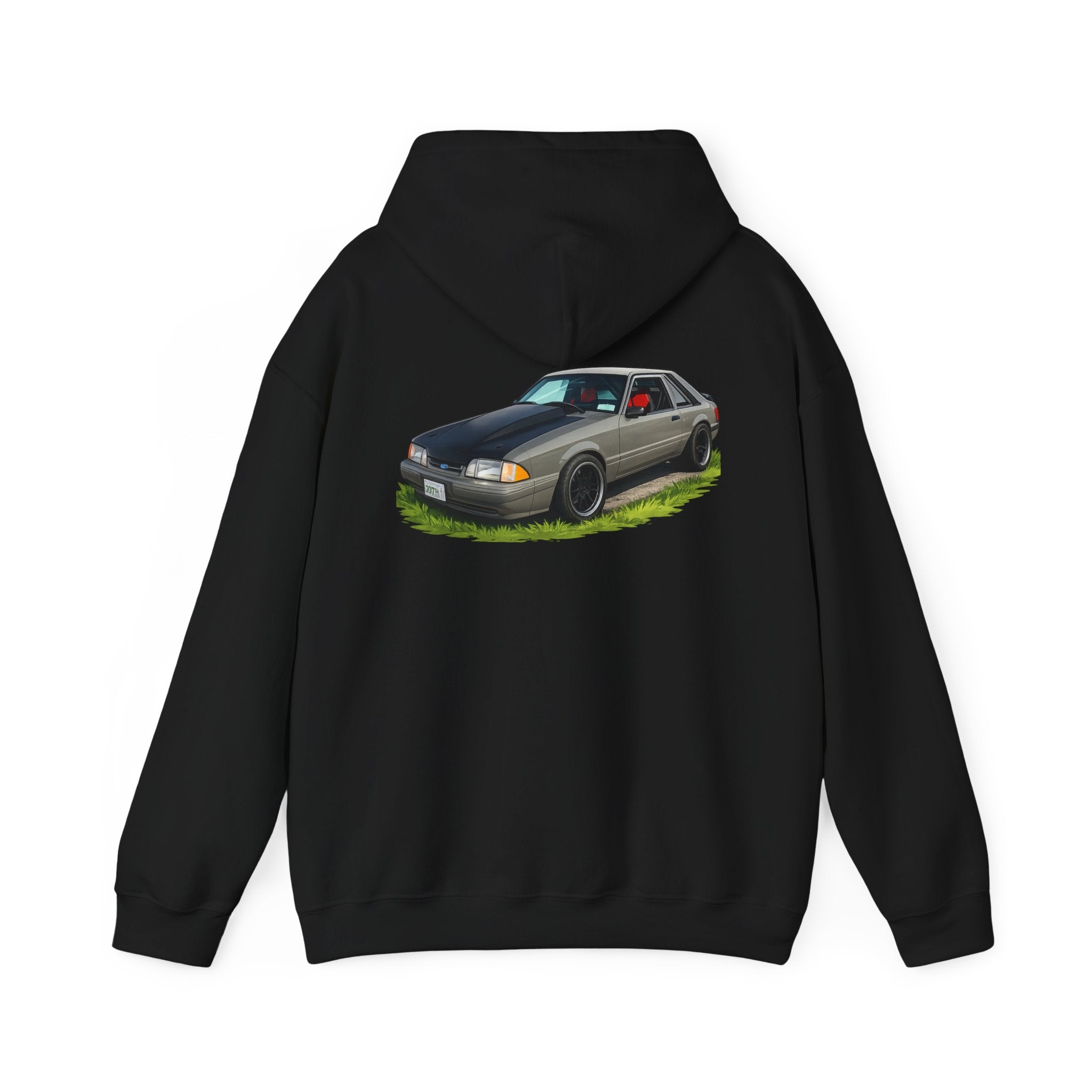 Classic Foxbody Mustang Hoodie – Vintage 1980s Muscle Car Sweatshirt