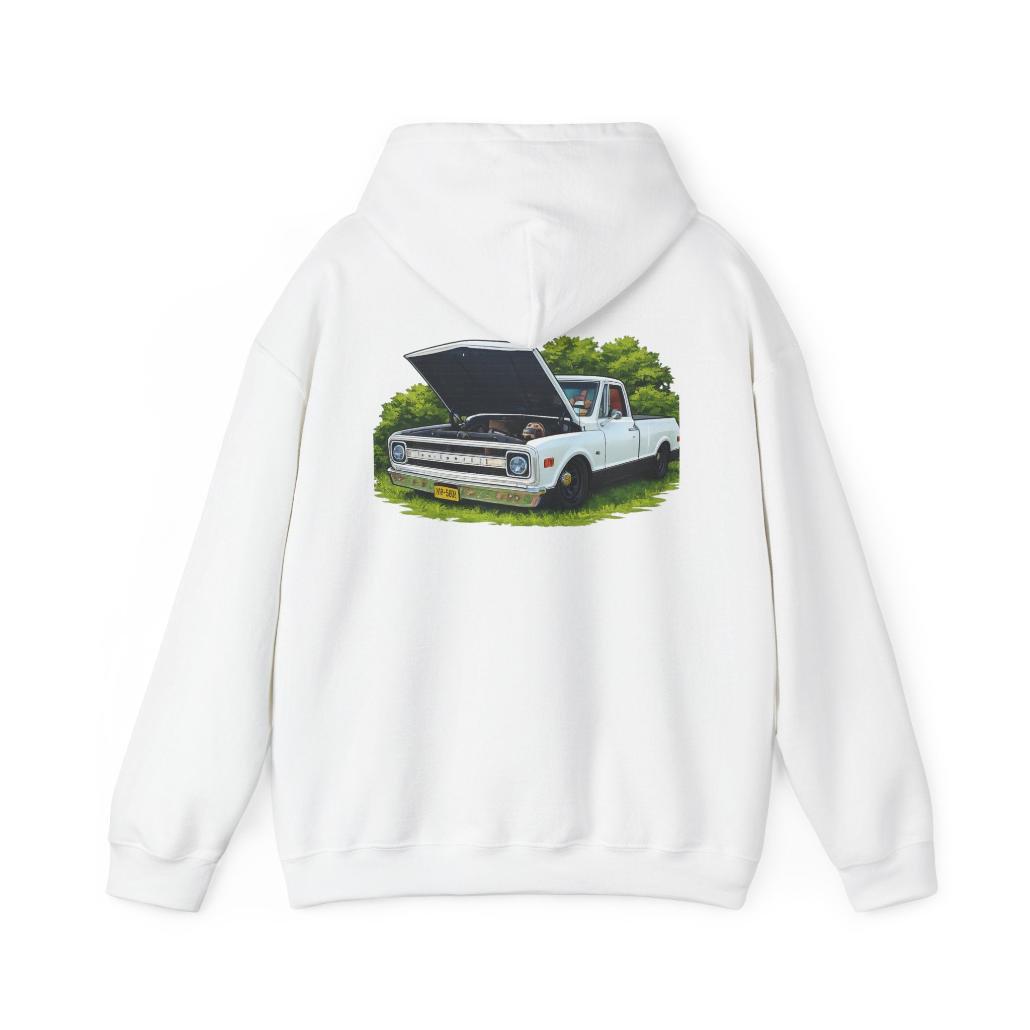 Vintage Pickup Truck Hoodie – Classic Bed-Up Truck Graphic Sweatshirt