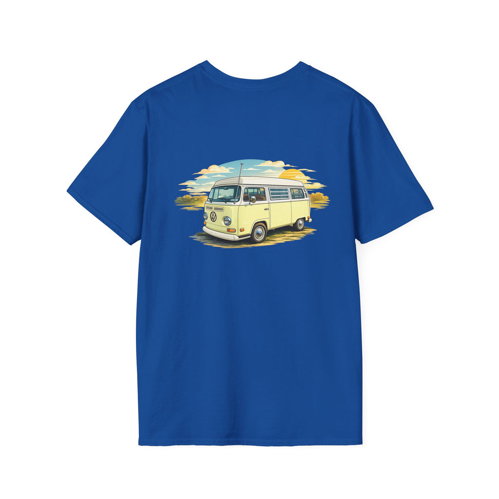 Retro VW Bus T-Shirt — Vintage Campervan Surf Graphic Tee