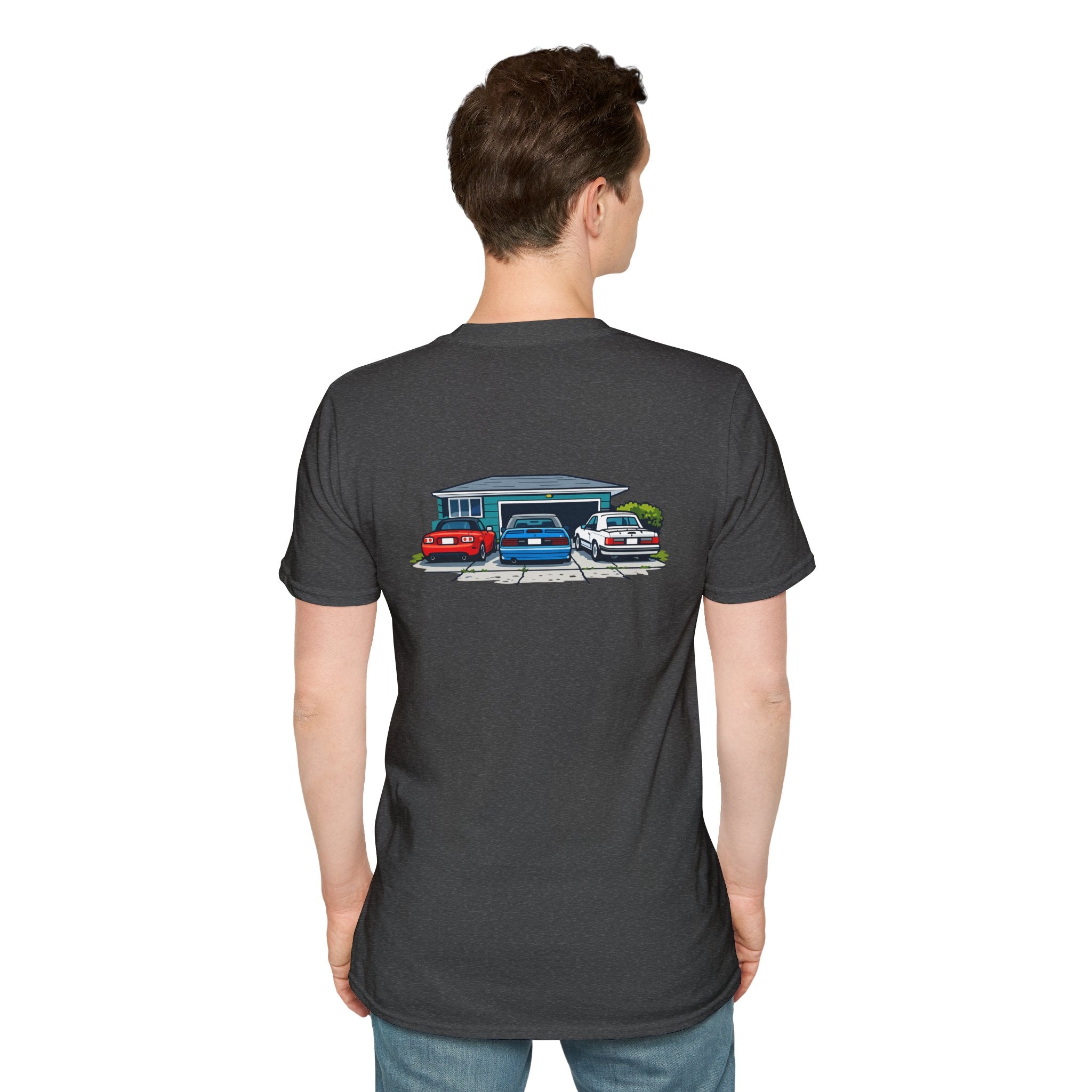Classic Car Garage Tee — Vintage Muscle Car Shirt