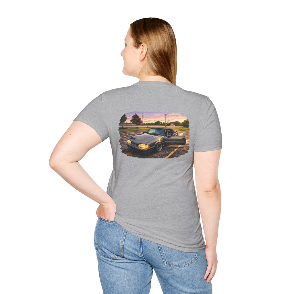Grey Foxbody — Vintage Coupe Graphic Tee