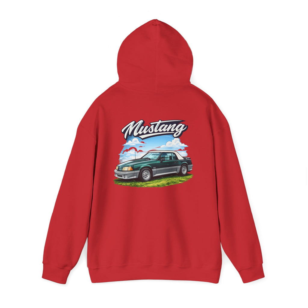 Mustang Classic Car Hoodie – Vintage Muscle Car Graphic Sweatshirt
