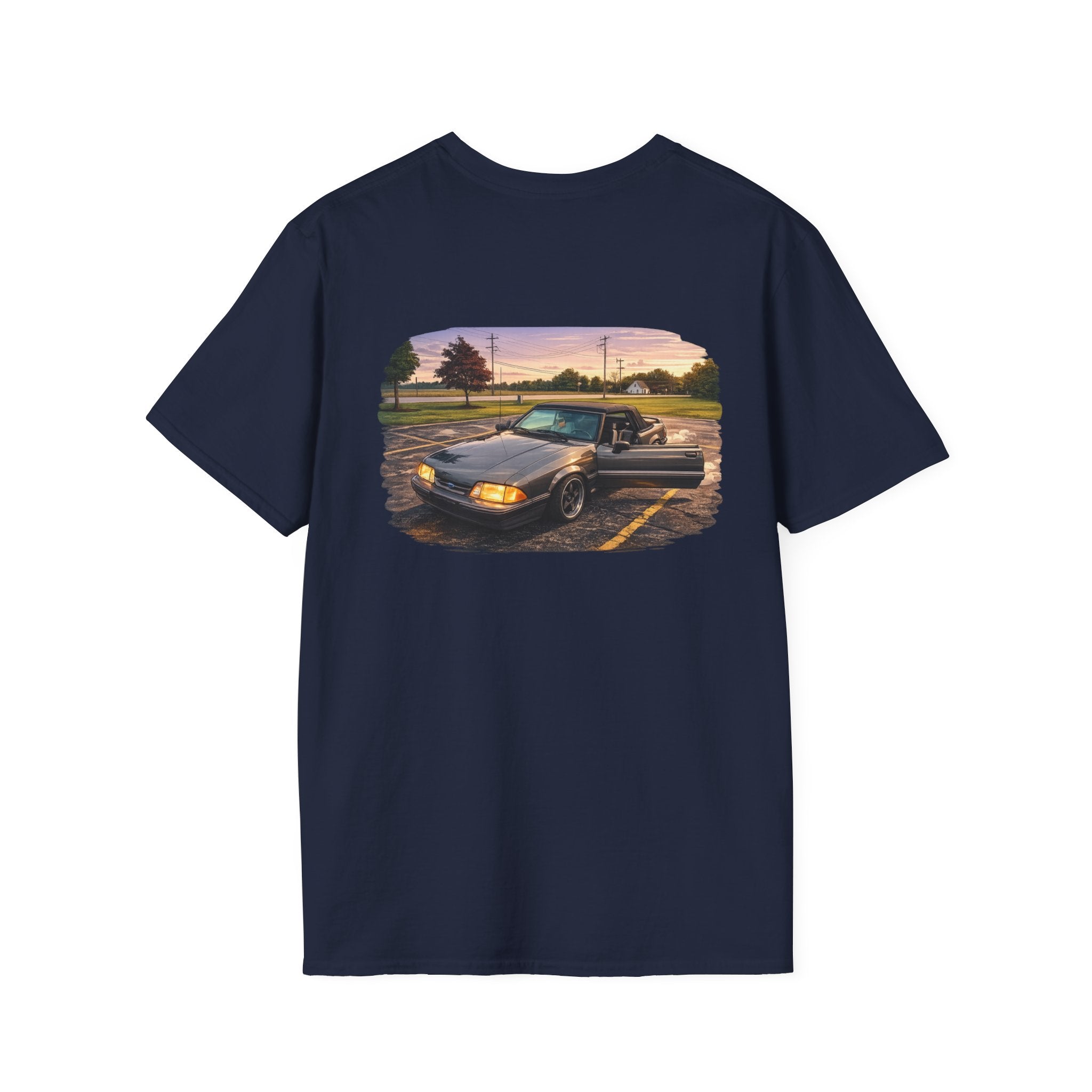 Grey Foxbody — Vintage Coupe Graphic Tee