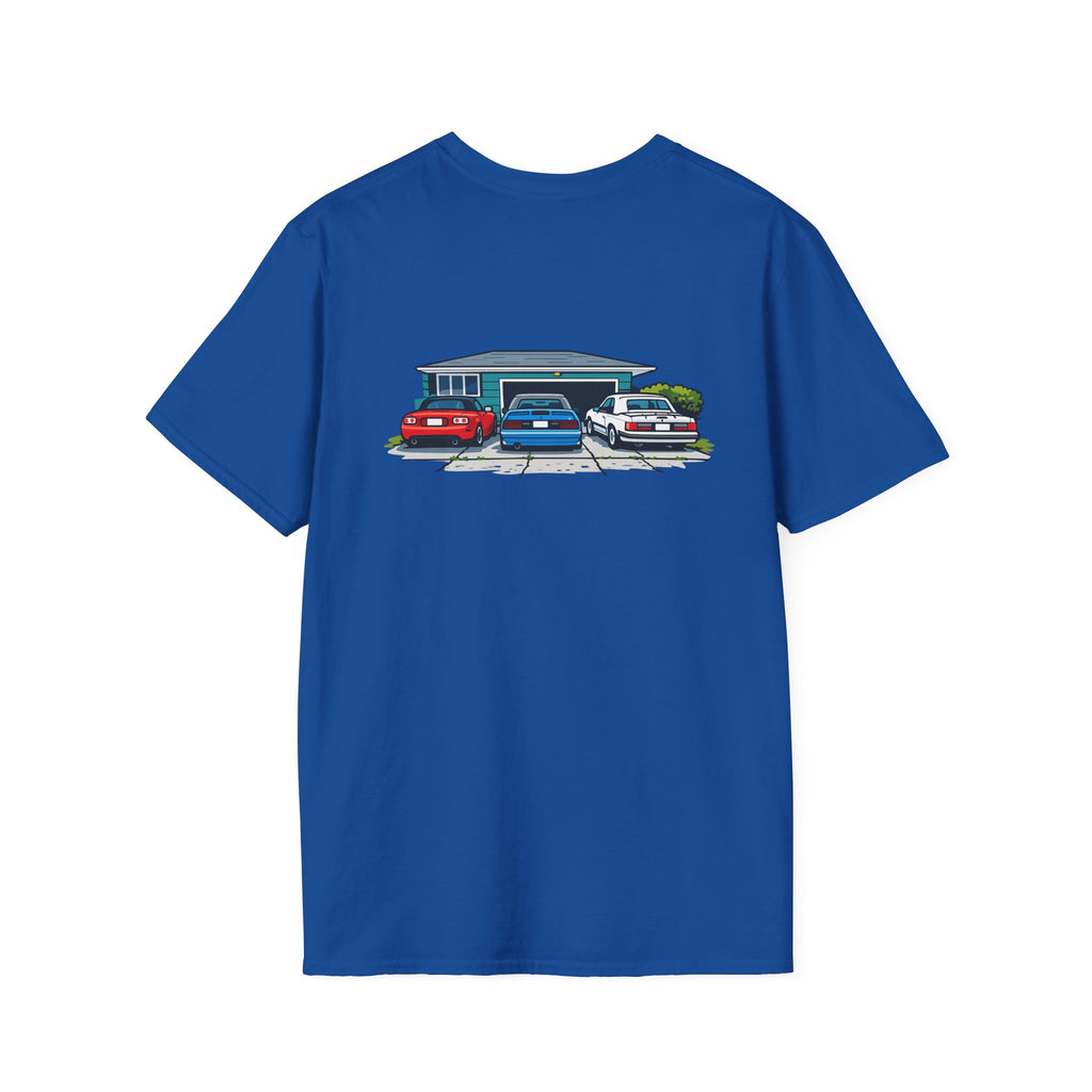 Classic Car Garage Tee — Vintage Muscle Car Shirt