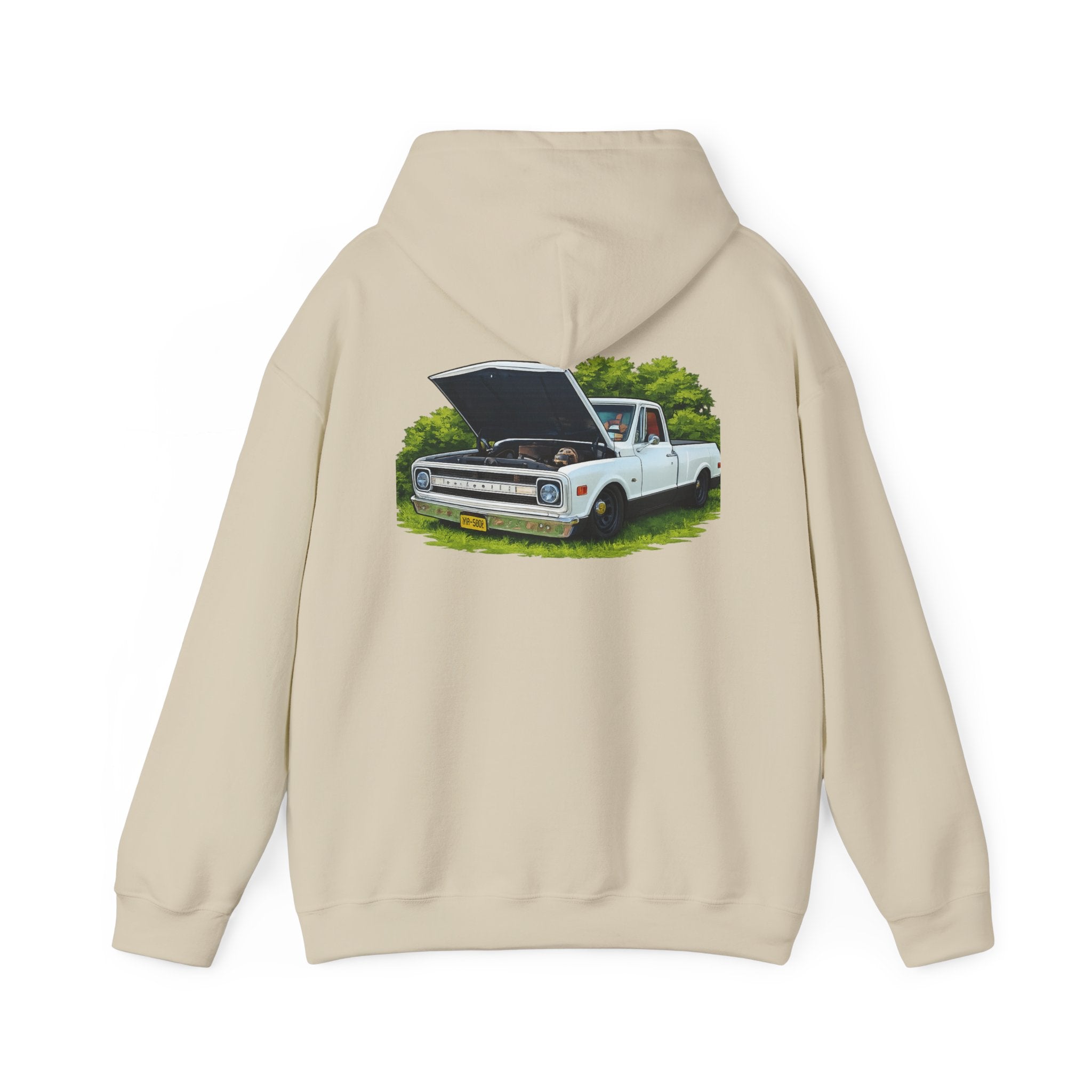 Vintage Pickup Truck Hoodie – Classic Bed-Up Truck Graphic Sweatshirt