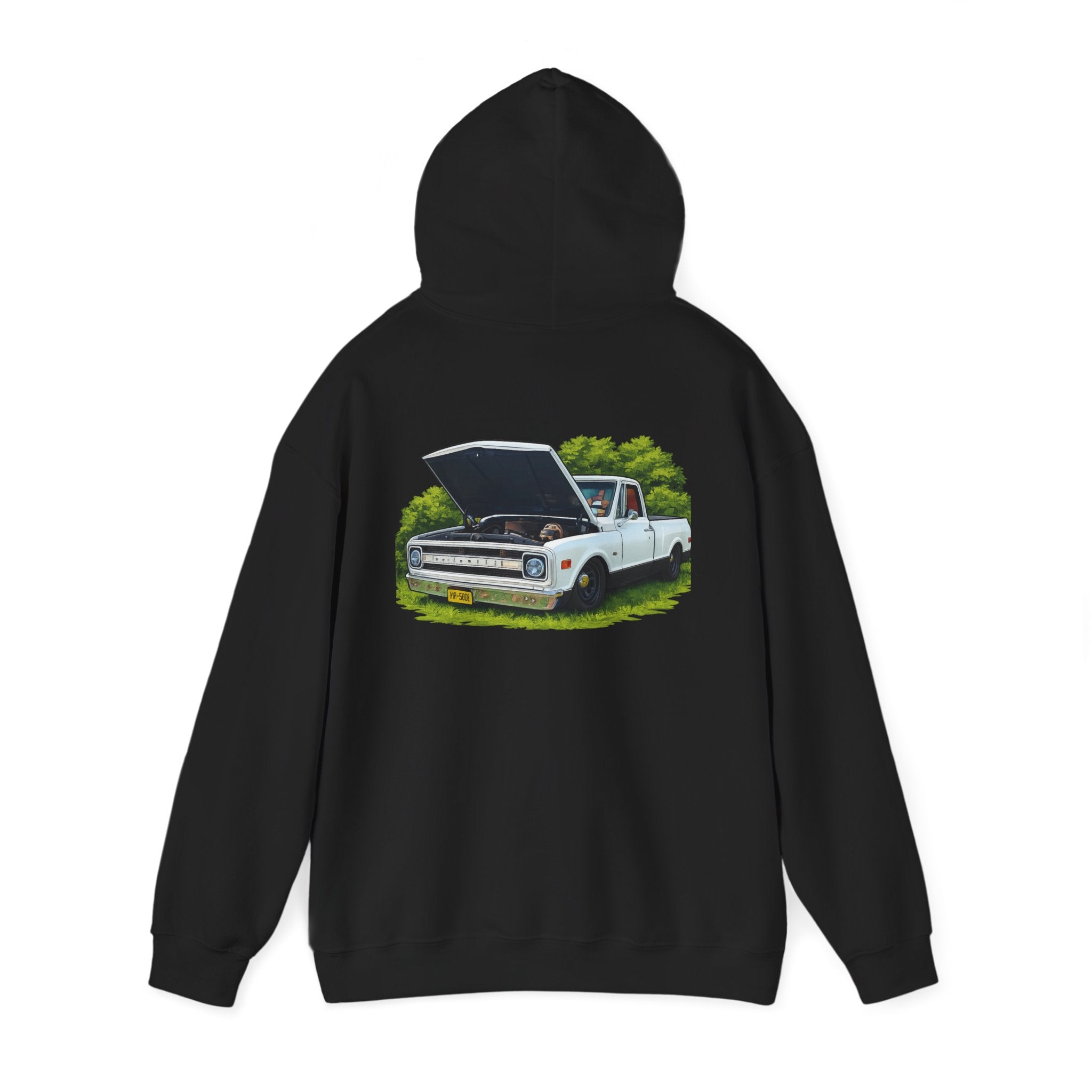 Vintage Pickup Truck Hoodie – Classic Bed-Up Truck Graphic Sweatshirt