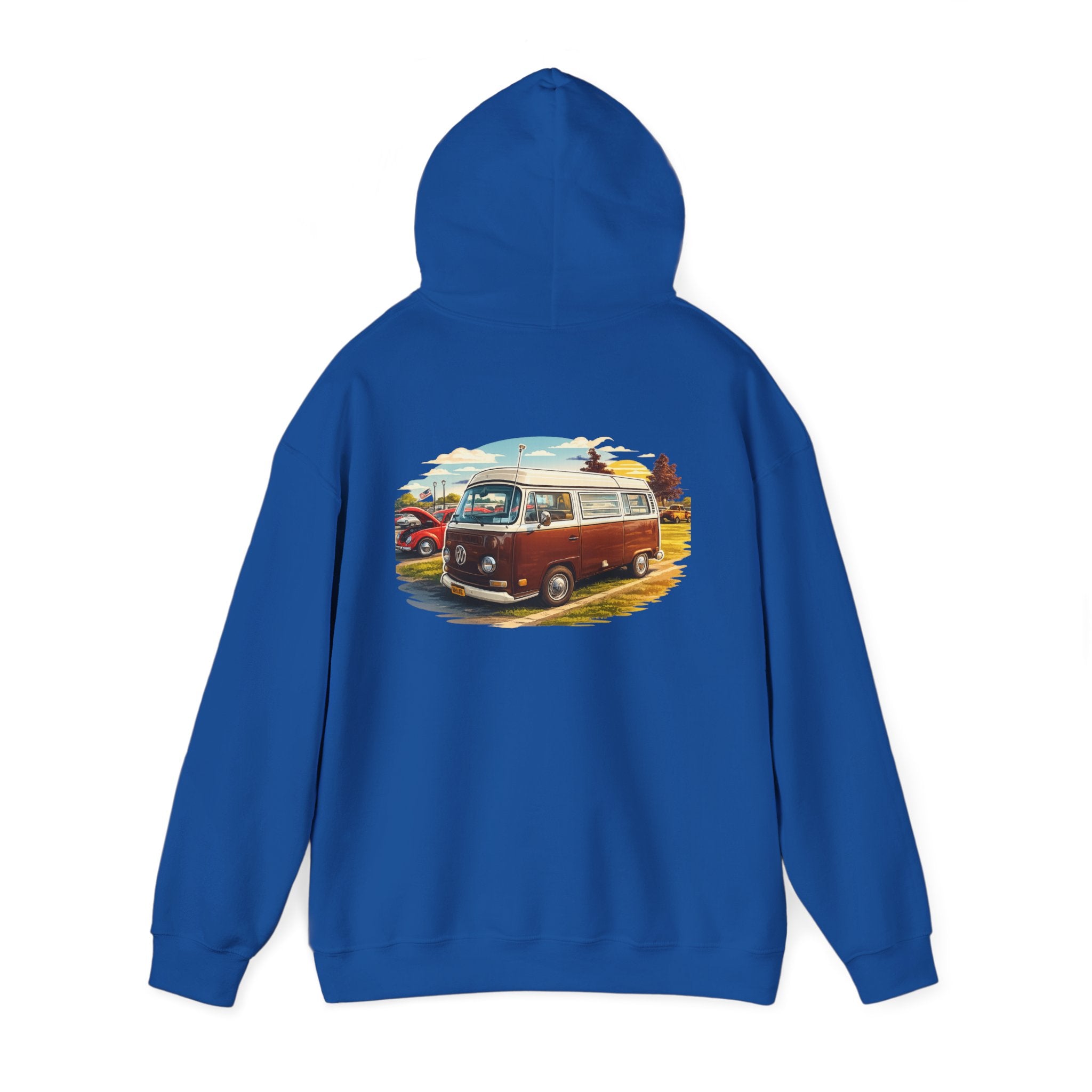 VW bus back print hoodie