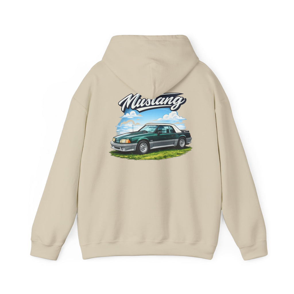 Mustang Classic Car Hoodie – Vintage Muscle Car Graphic Sweatshirt