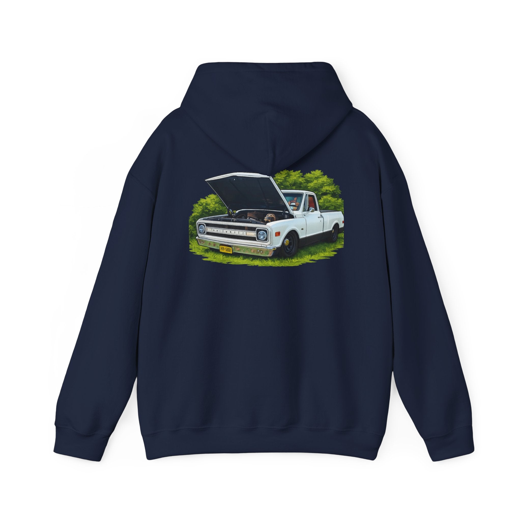 Vintage Pickup Truck Hoodie – Classic Bed-Up Truck Graphic Sweatshirt