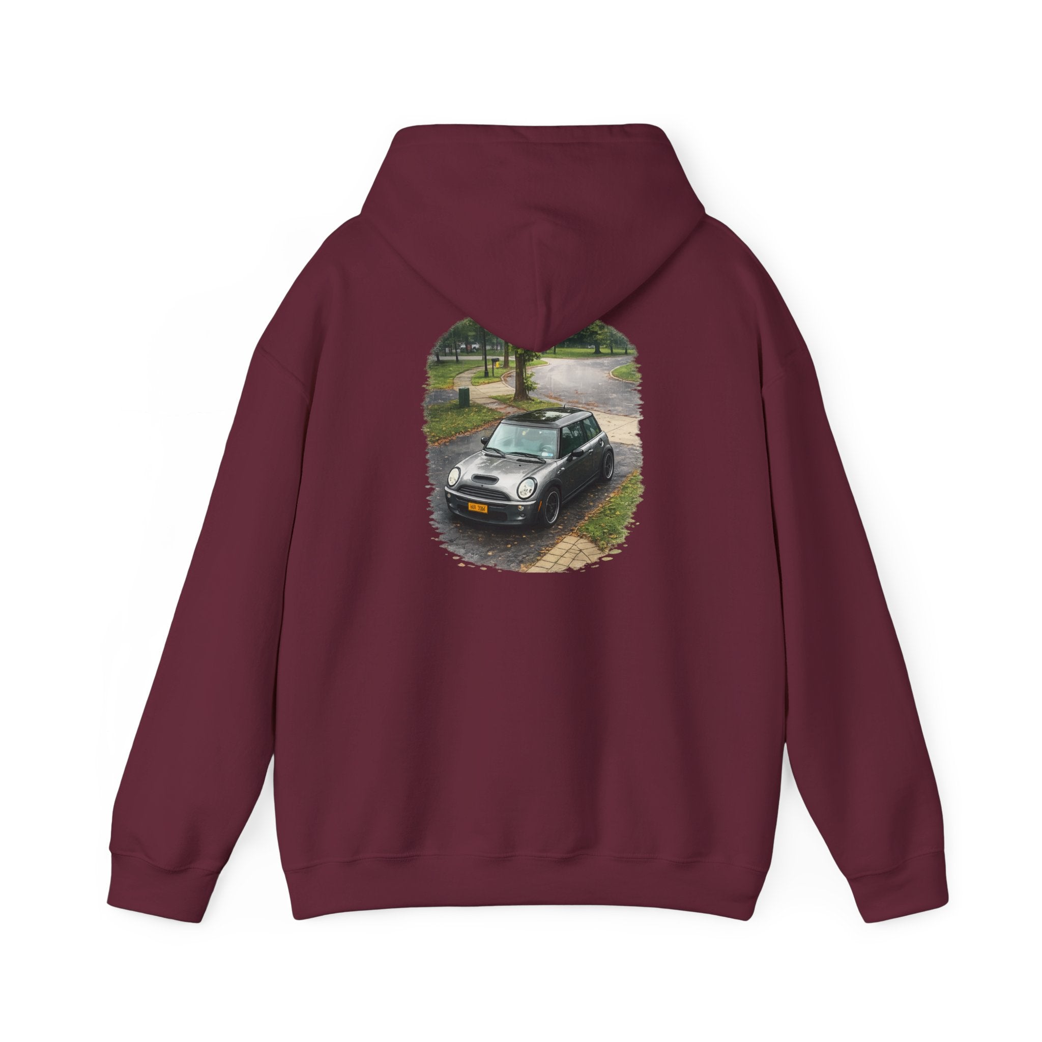 Mini Cooper Hoodie – Vintage Car Photo Print