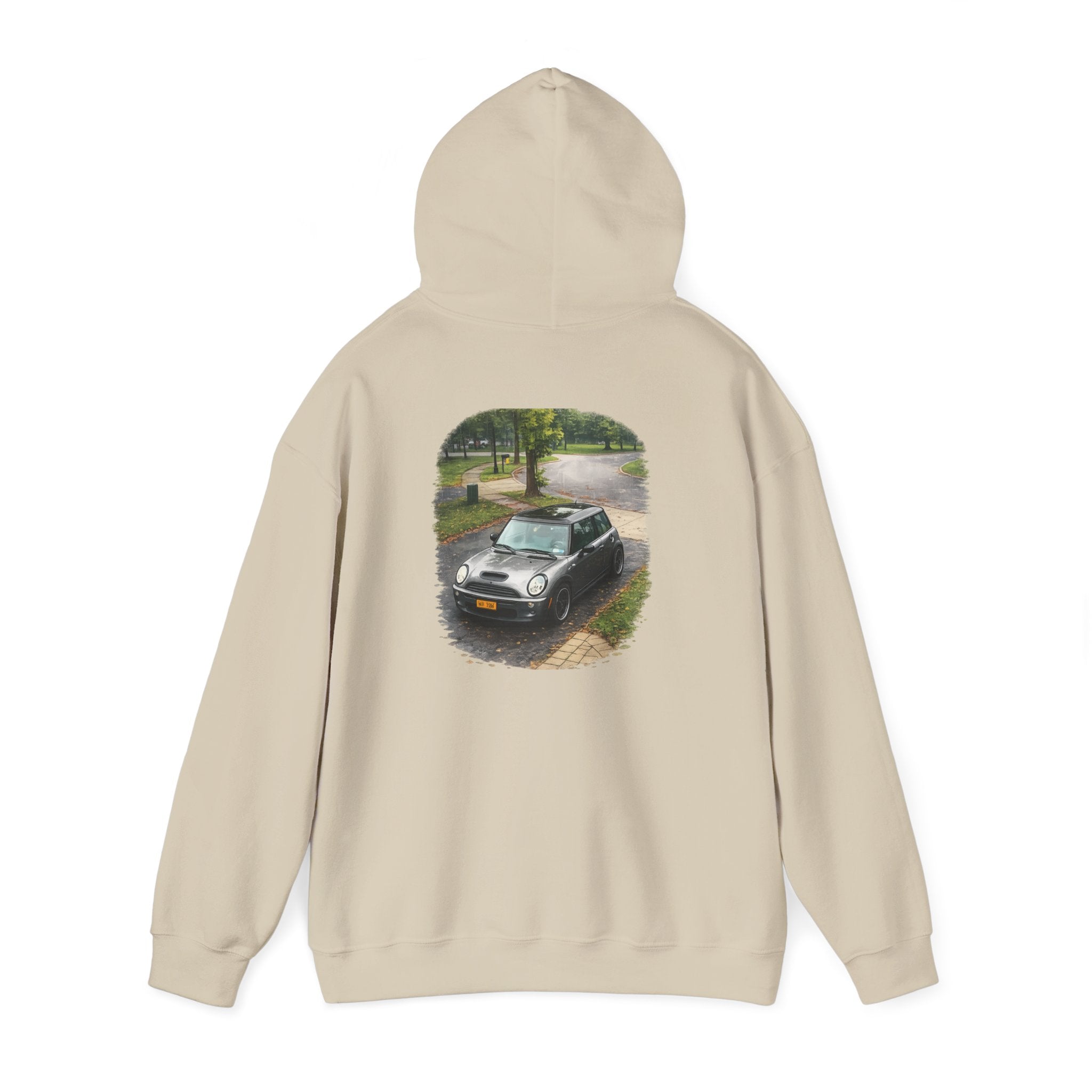 Mini Cooper Hoodie – Vintage Car Photo Print