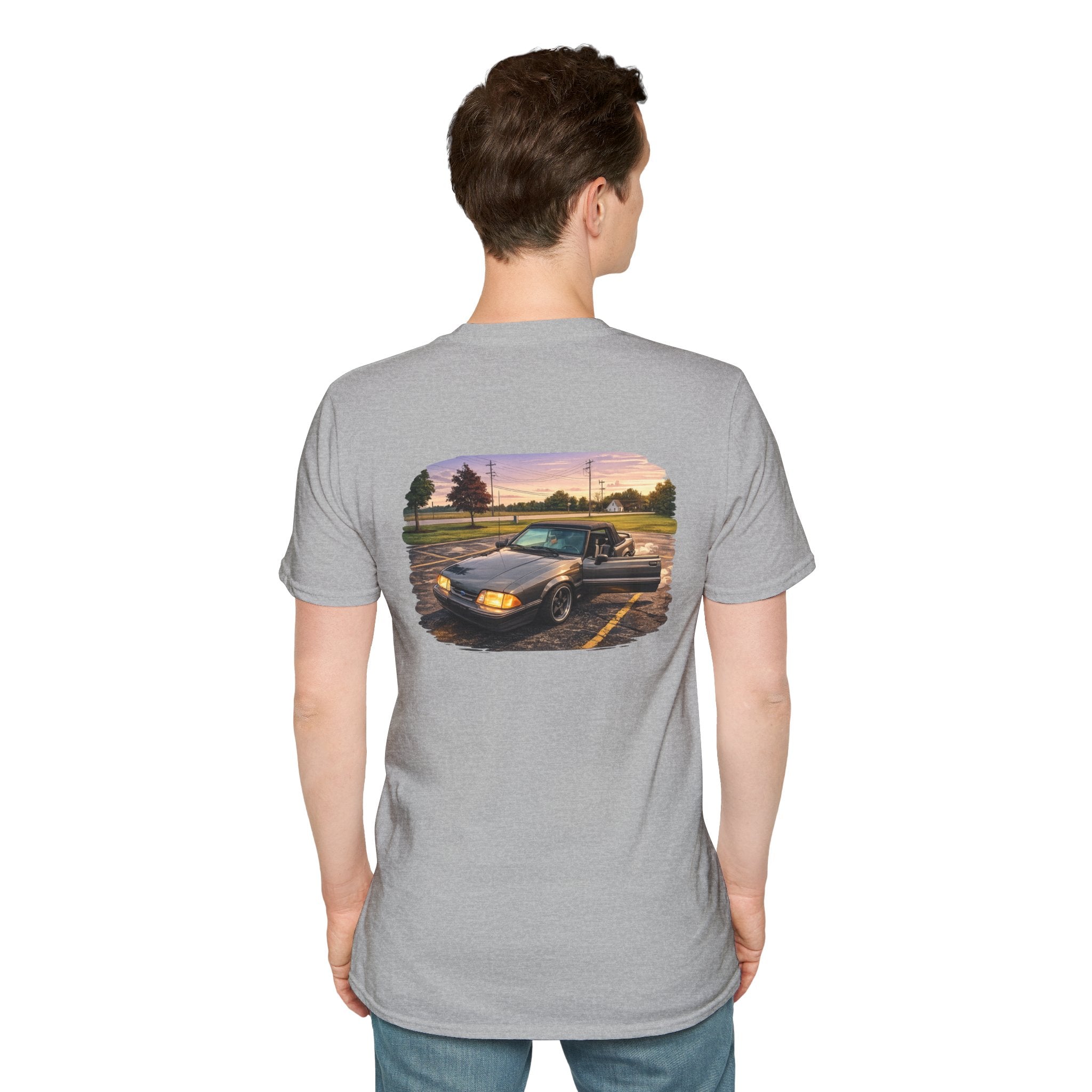 Grey Foxbody — Vintage Coupe Graphic Tee