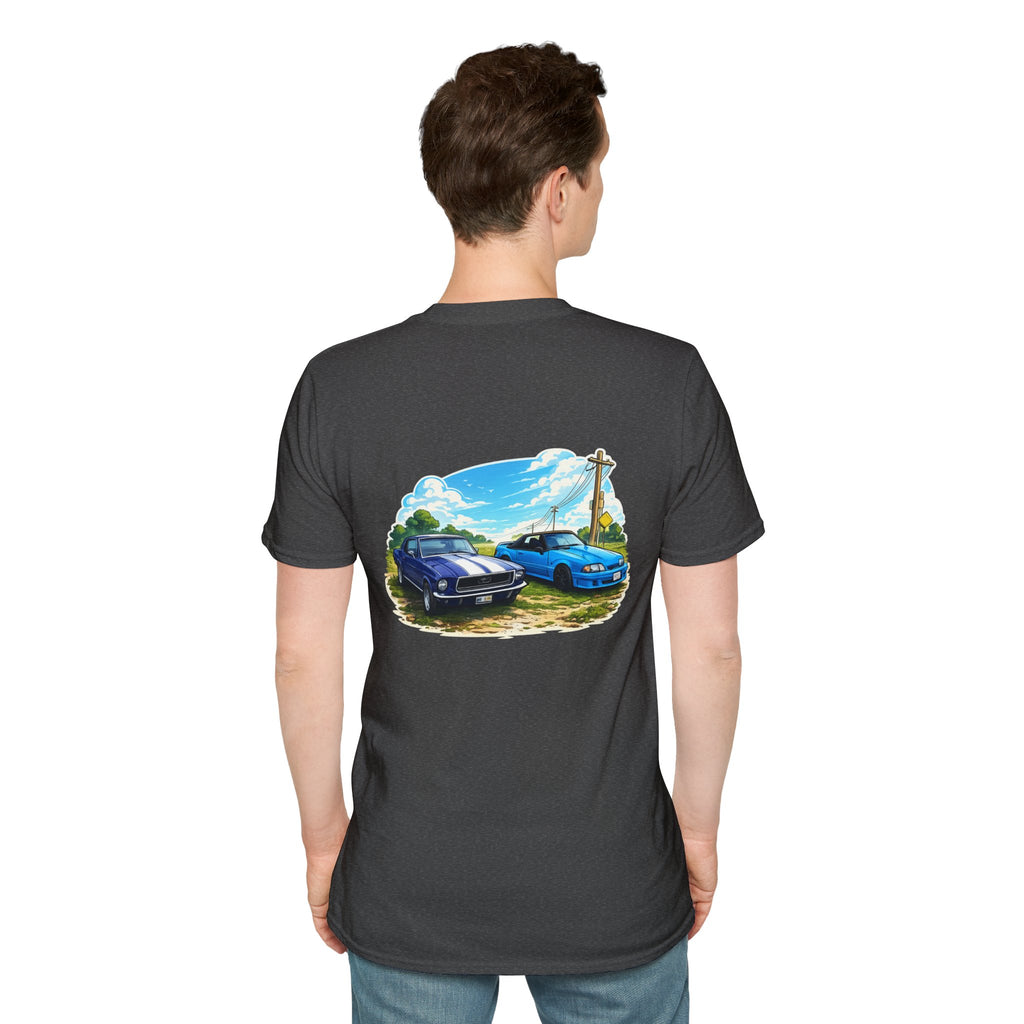 Foxbody and 69 mustang Back Print Tshirt