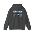 Car Enthusiast Hoodie — Mini Cooper Rainy Parking Print