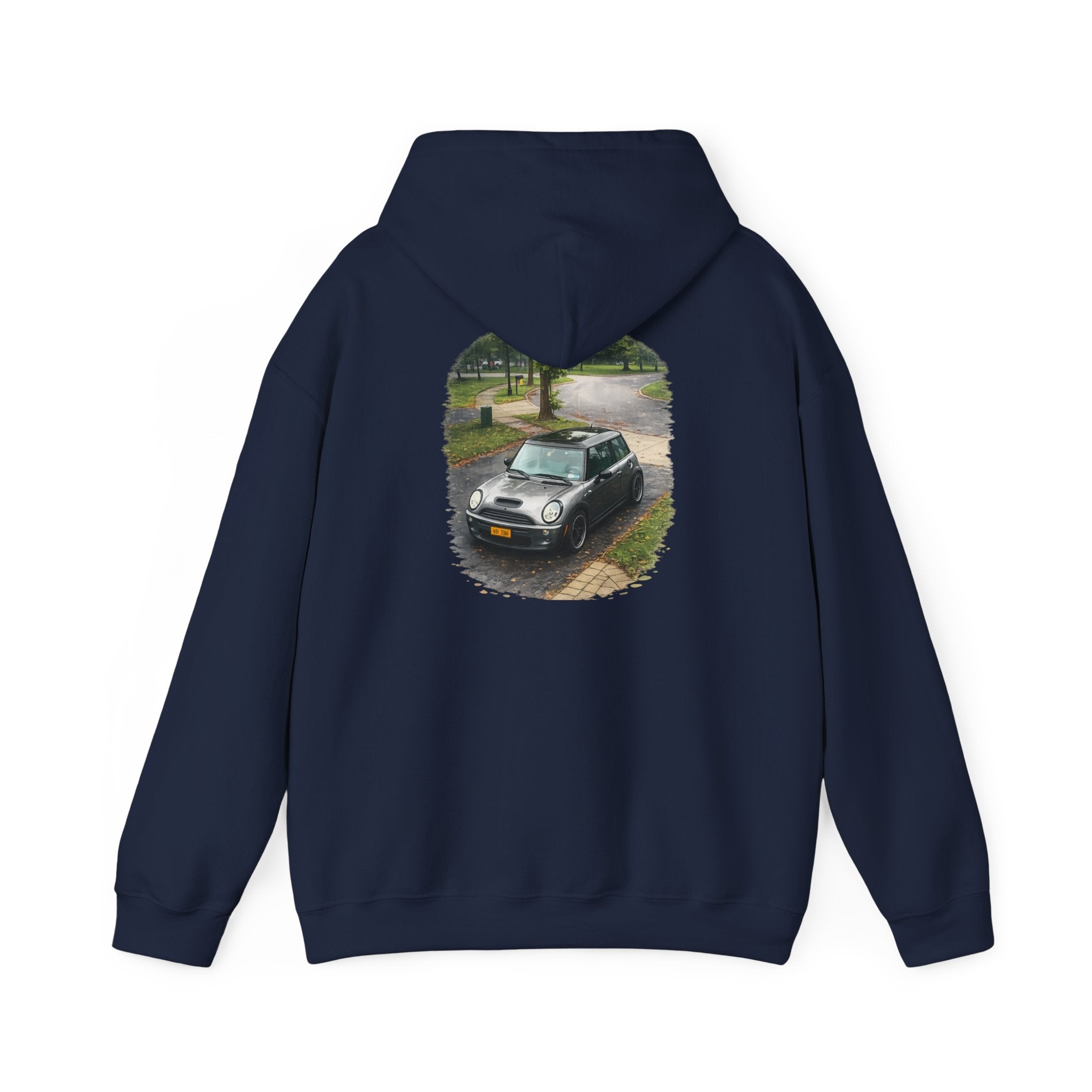 Mini Cooper Hoodie – Vintage Car Photo Print