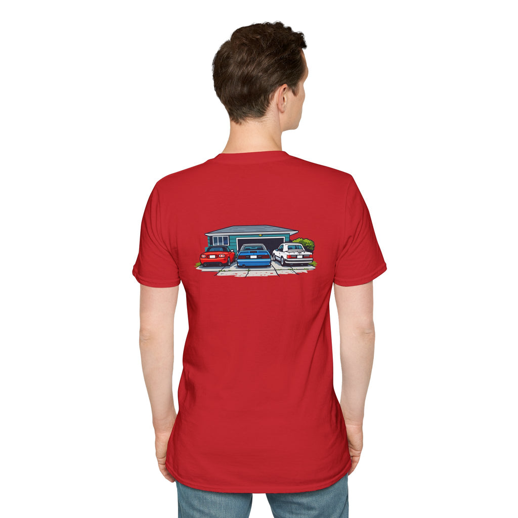 Classic Car Garage Tee — Vintage Muscle Car Shirt