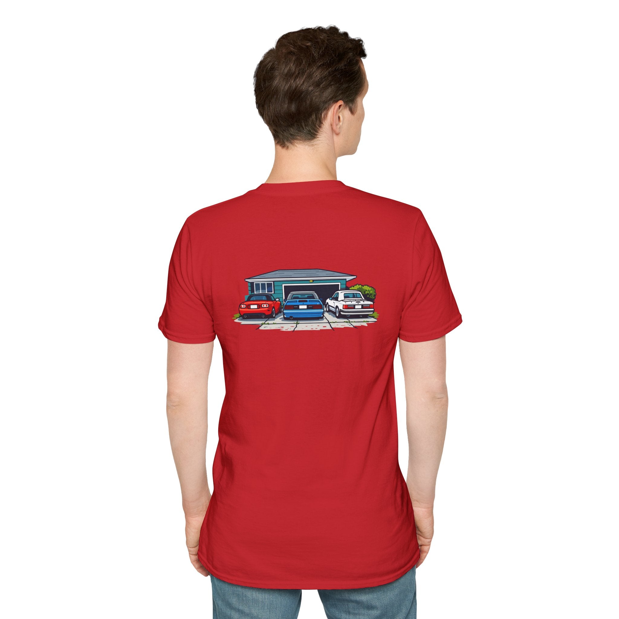 Classic Car Garage Tee — Vintage Muscle Car Shirt