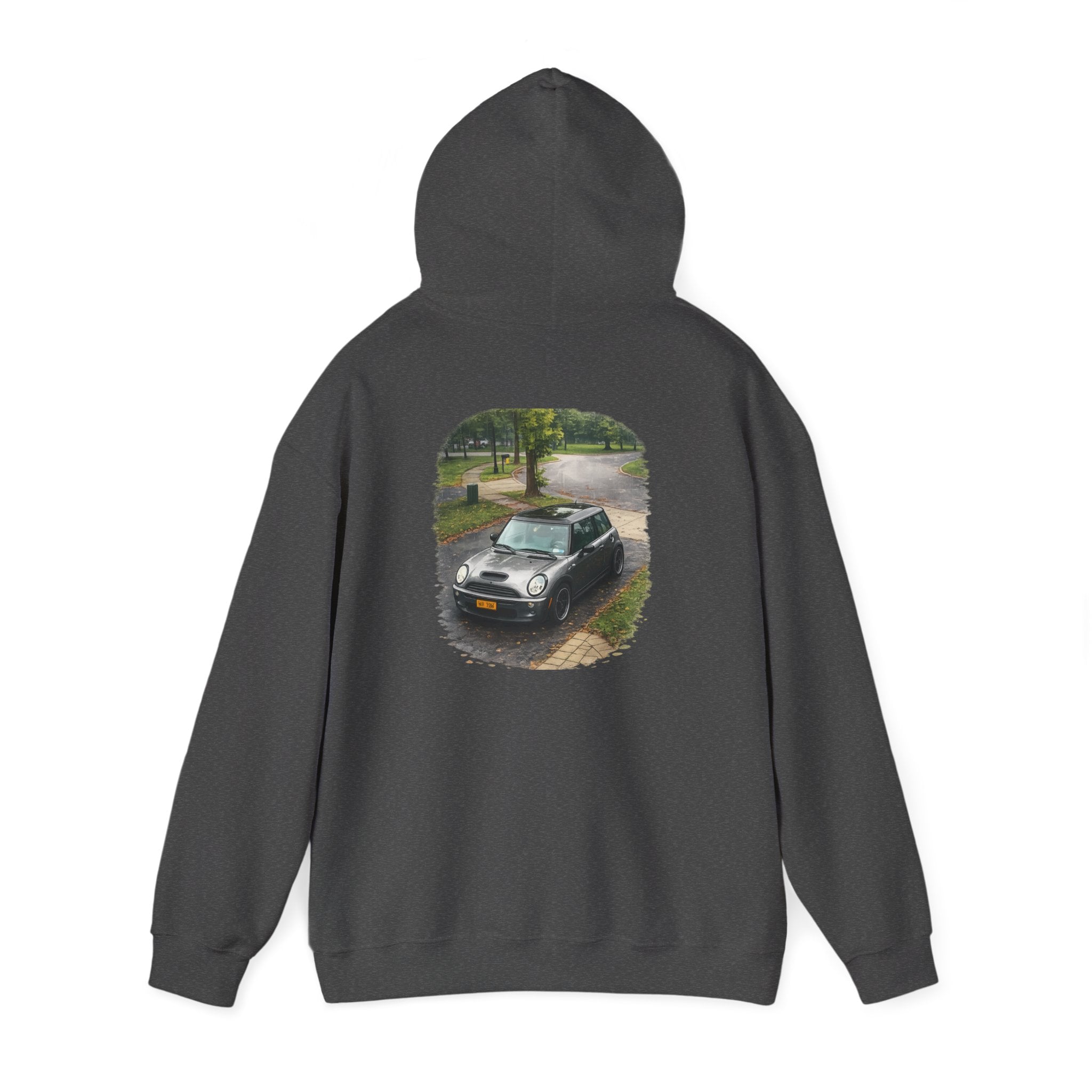 Mini Cooper Hoodie – Vintage Car Photo Print