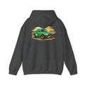 Vintage Green Beetle Hoodie - Classic Retro Car Sweatshirt