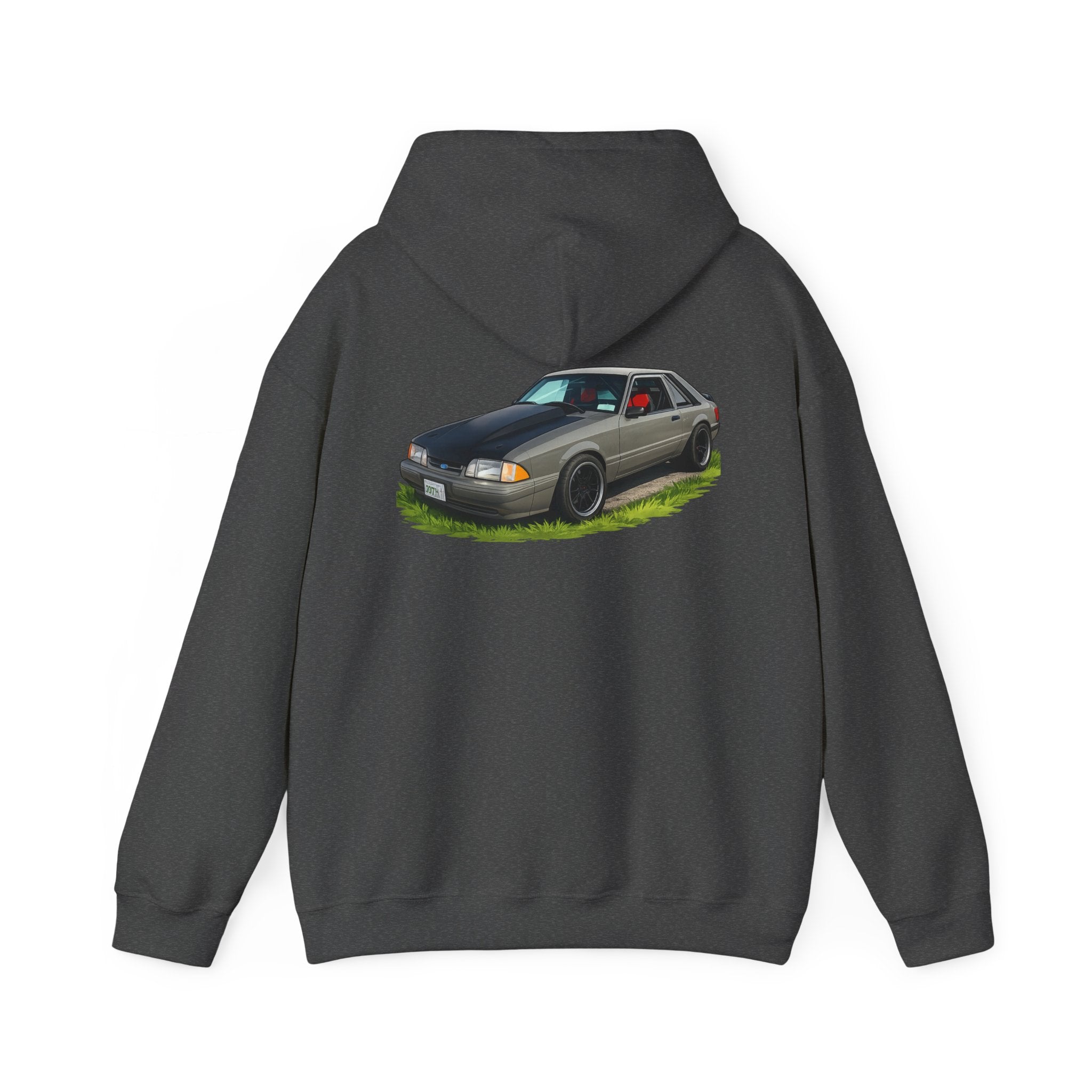 Classic Foxbody Mustang Hoodie – Vintage 1980s Muscle Car Sweatshirt