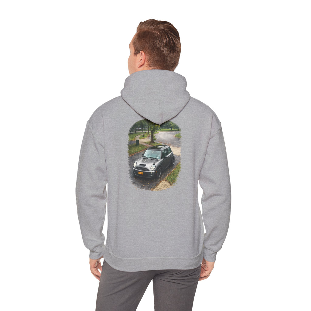 Mini Cooper Hoodie – Vintage Car Photo Print