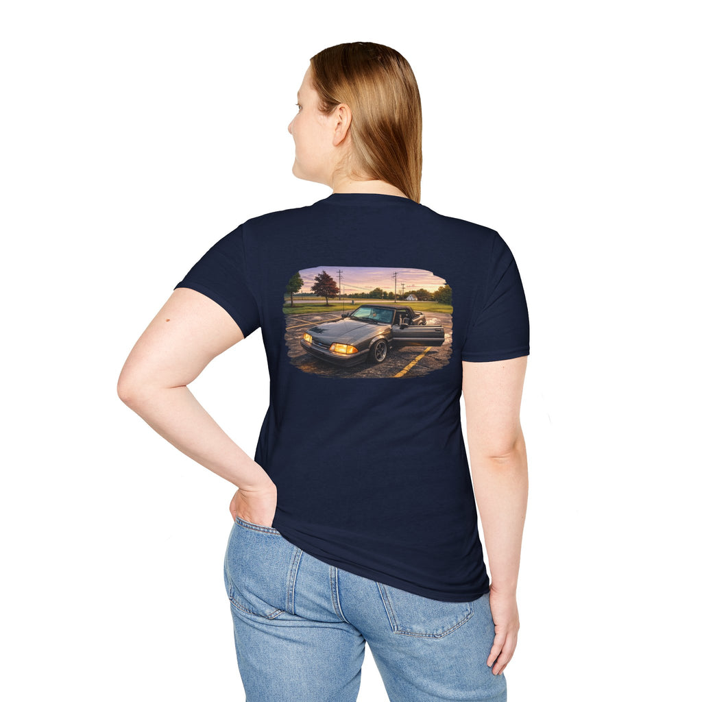 Grey Foxbody — Vintage Coupe Graphic Tee