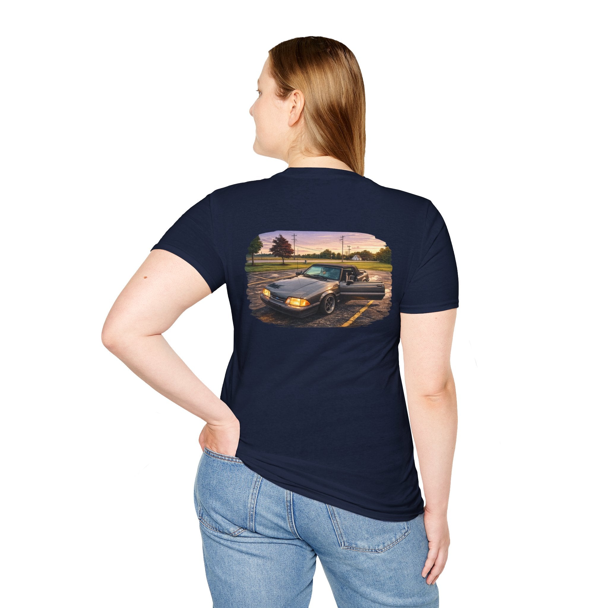Grey Foxbody — Vintage Coupe Graphic Tee
