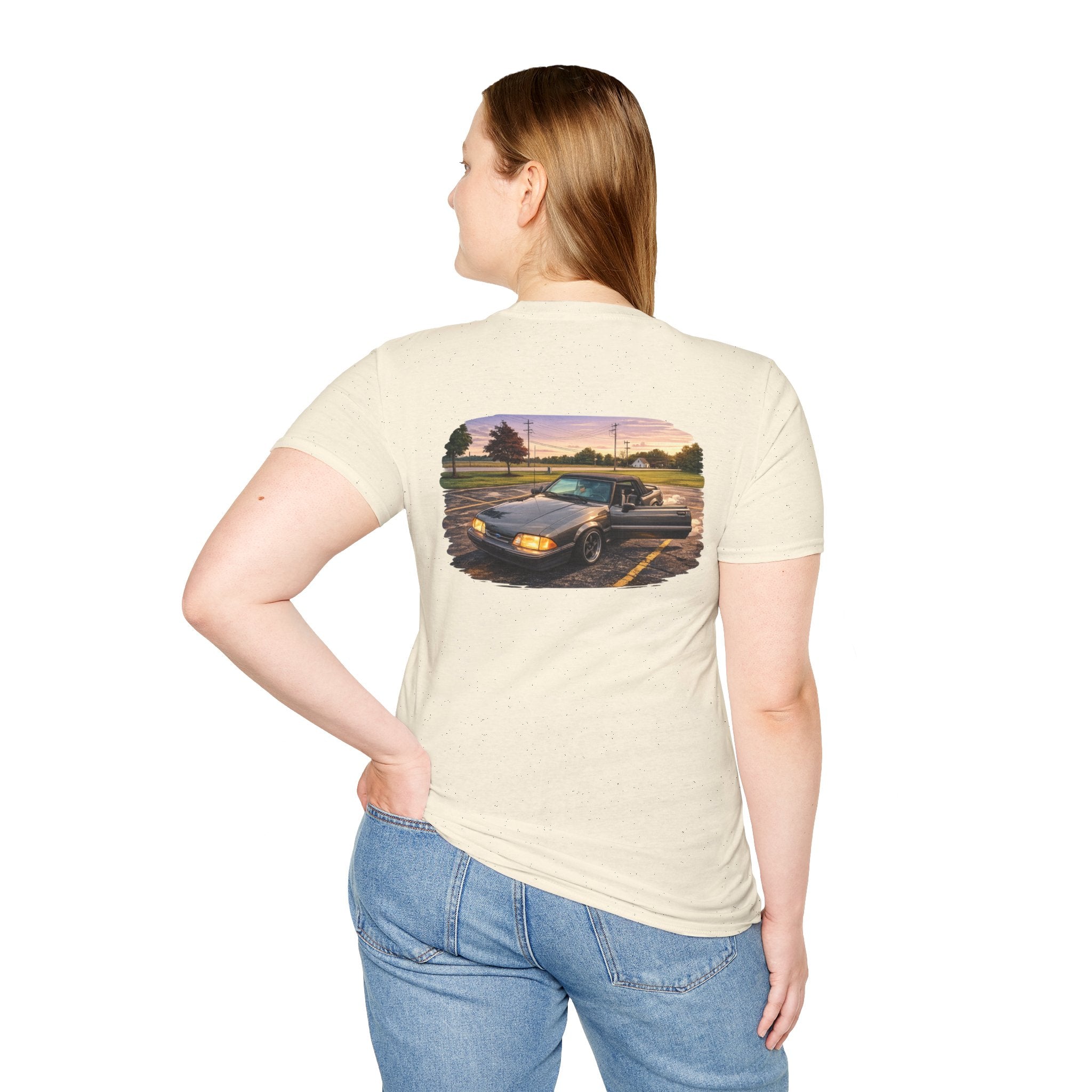 Grey Foxbody — Vintage Coupe Graphic Tee