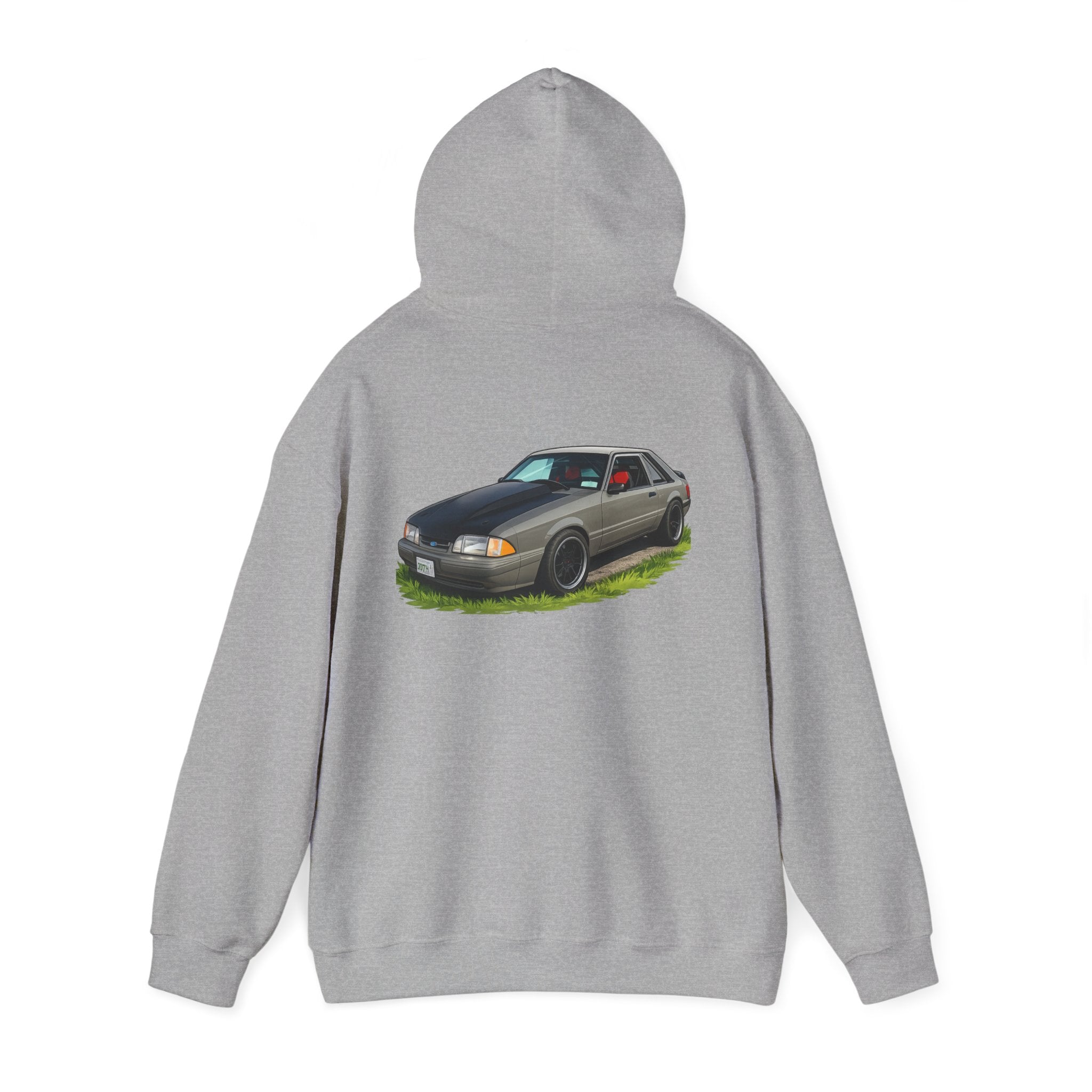 Classic Foxbody Mustang Hoodie – Vintage 1980s Muscle Car Sweatshirt