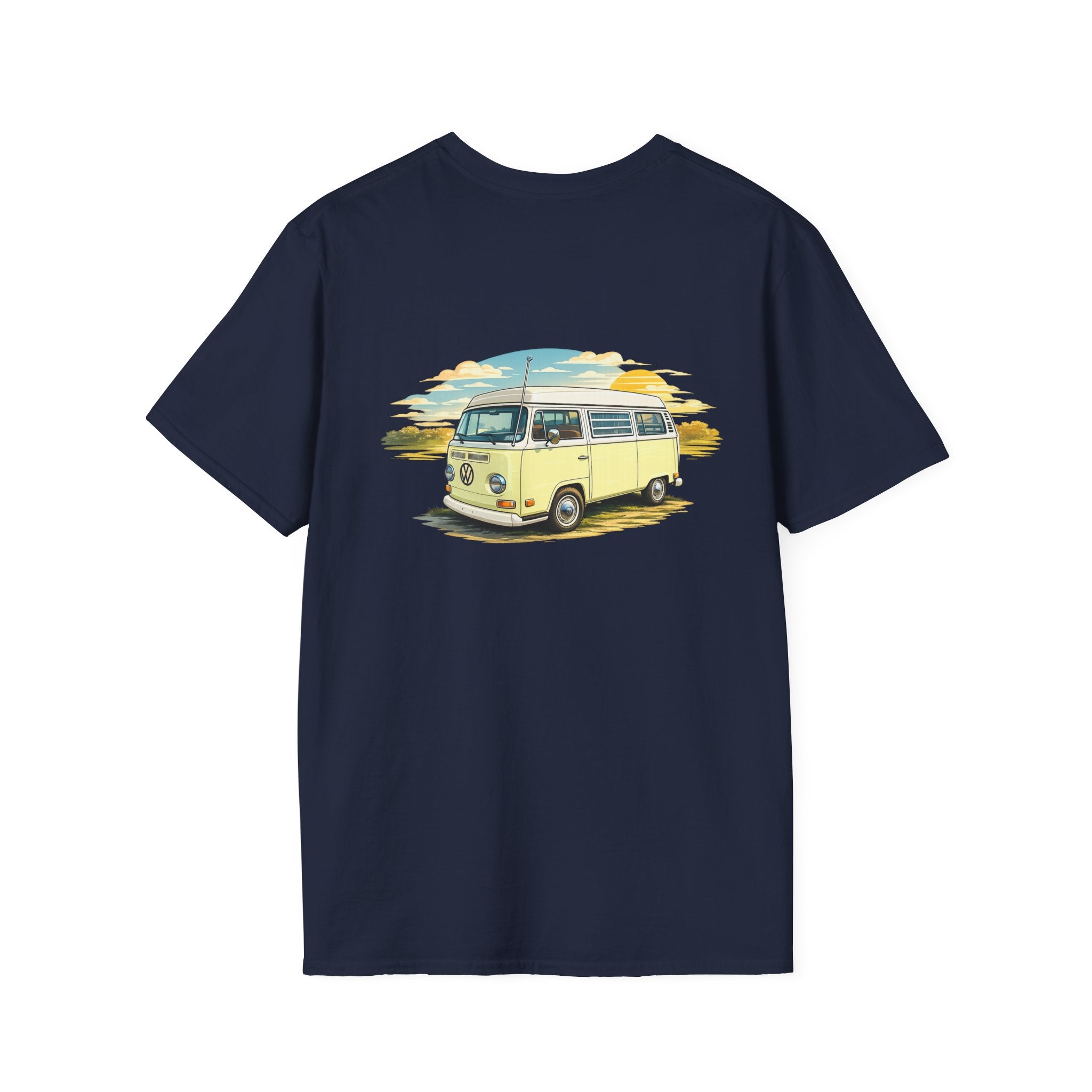 Retro VW Bus T-Shirt — Vintage Campervan Surf Graphic Tee
