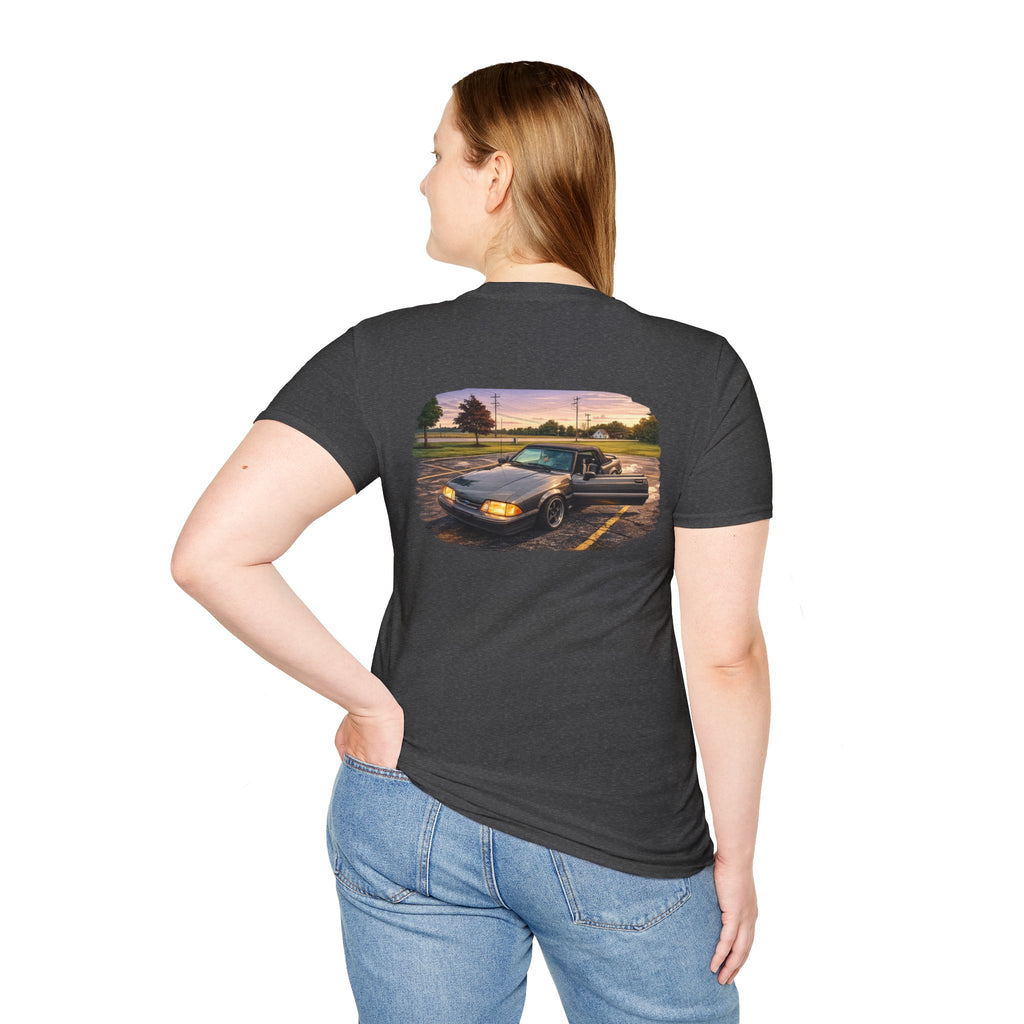 Grey Foxbody — Vintage Coupe Graphic Tee