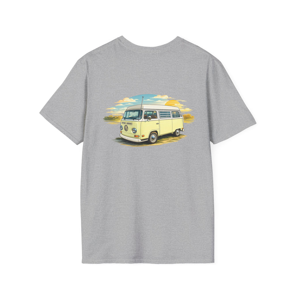 Retro VW Bus T-Shirt — Vintage Campervan Surf Graphic Tee