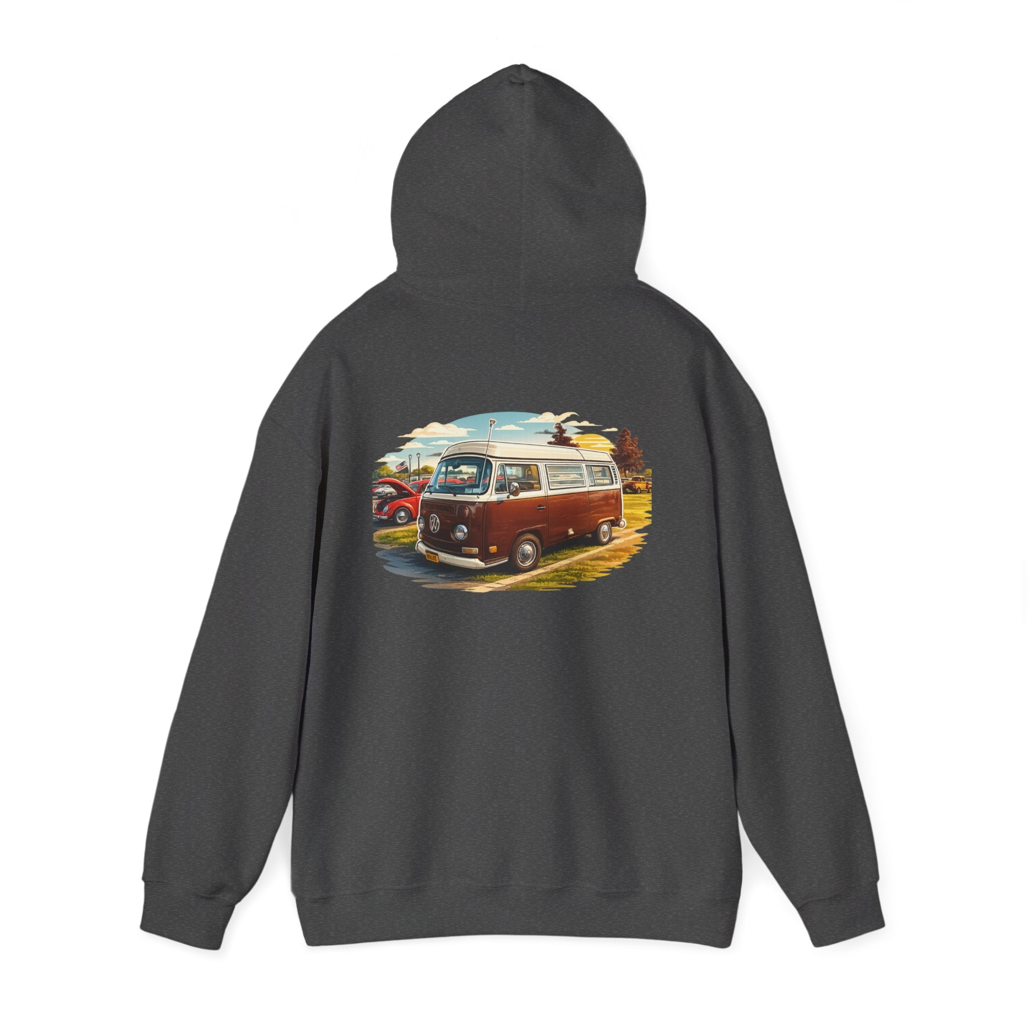 VW bus back print hoodie
