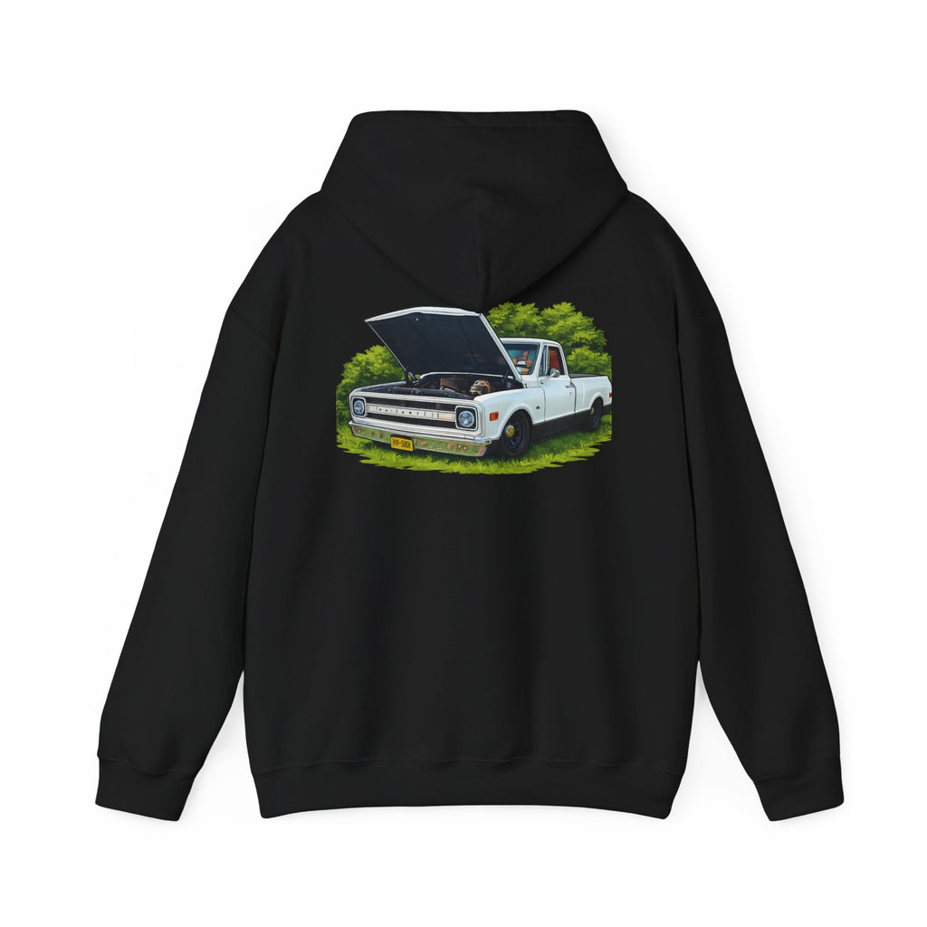 Vintage Pickup Truck Hoodie – Classic Bed-Up Truck Graphic Sweatshirt