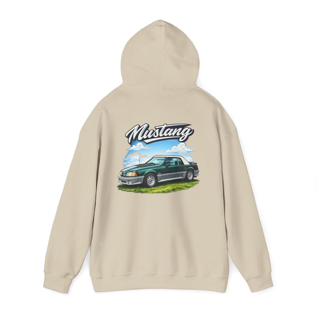 Mustang Classic Car Hoodie – Vintage Muscle Car Graphic Sweatshirt
