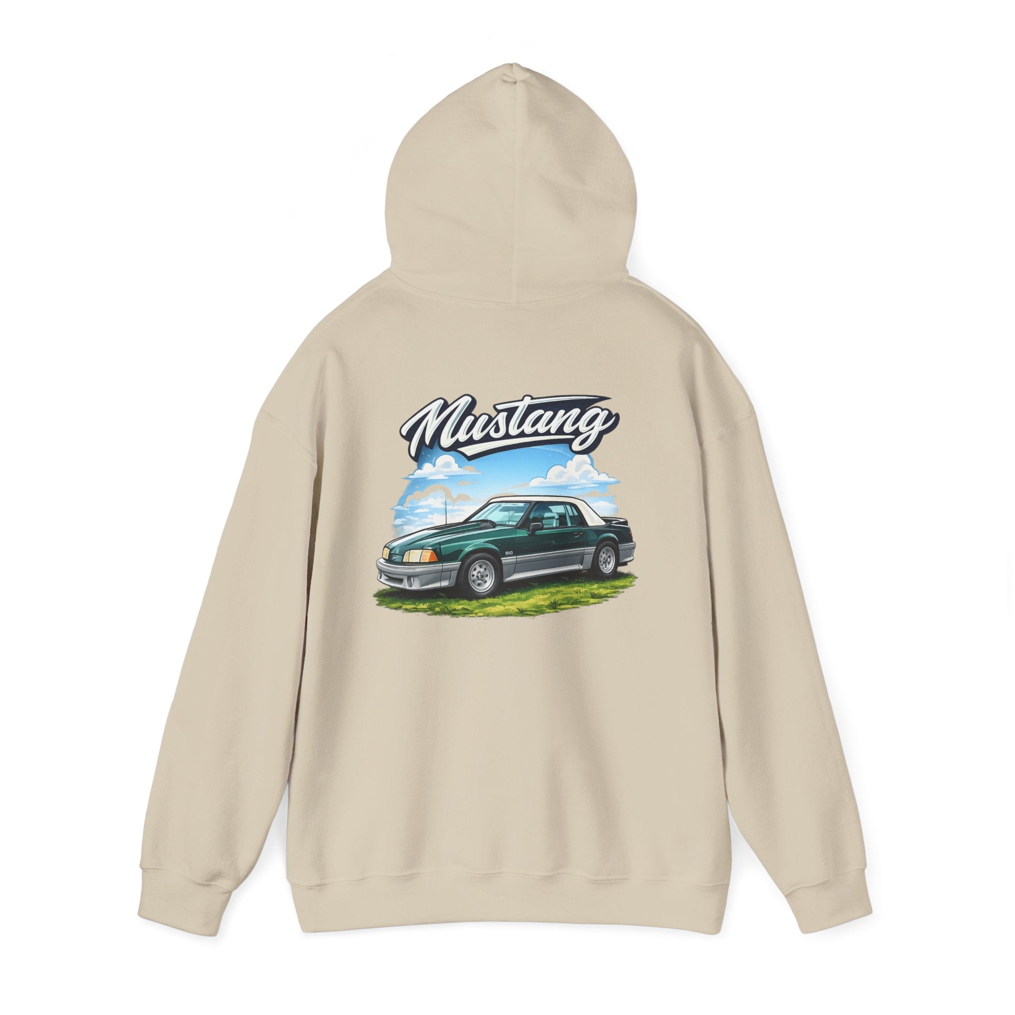 Mustang Classic Car Hoodie – Vintage Muscle Car Graphic Sweatshirt