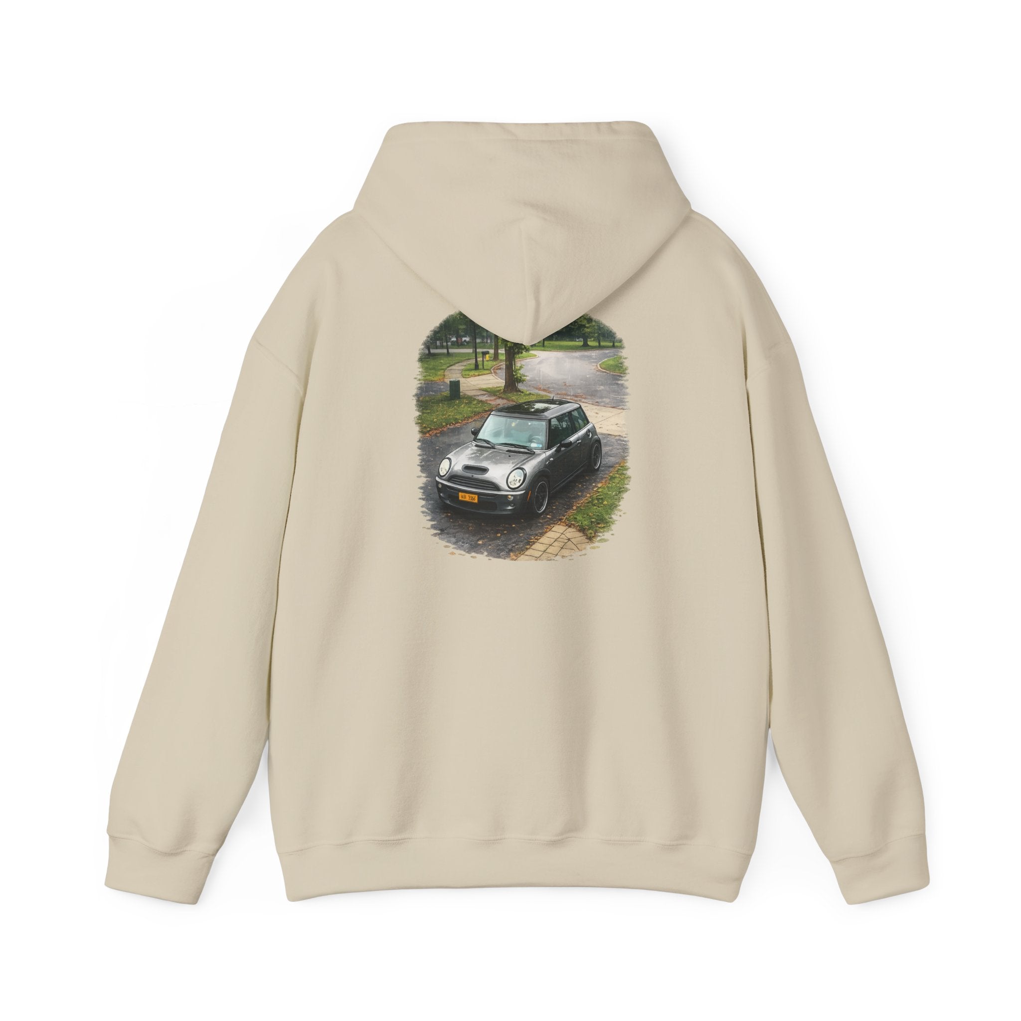 Mini Cooper Hoodie – Vintage Car Photo Print