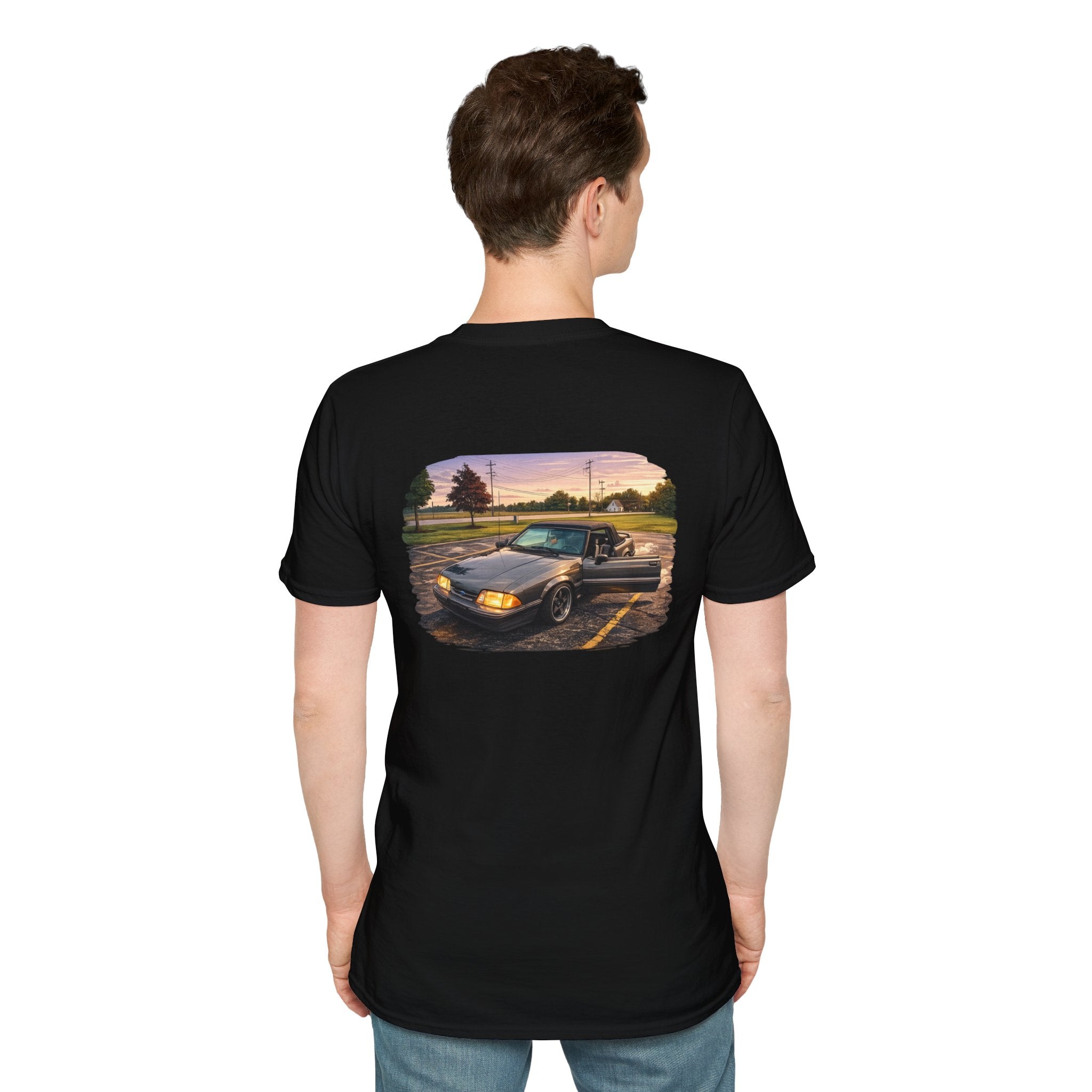Grey Foxbody — Vintage Coupe Graphic Tee
