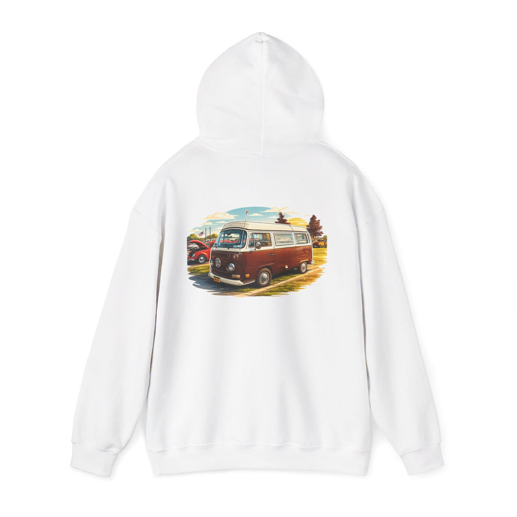 VW bus back print hoodie
