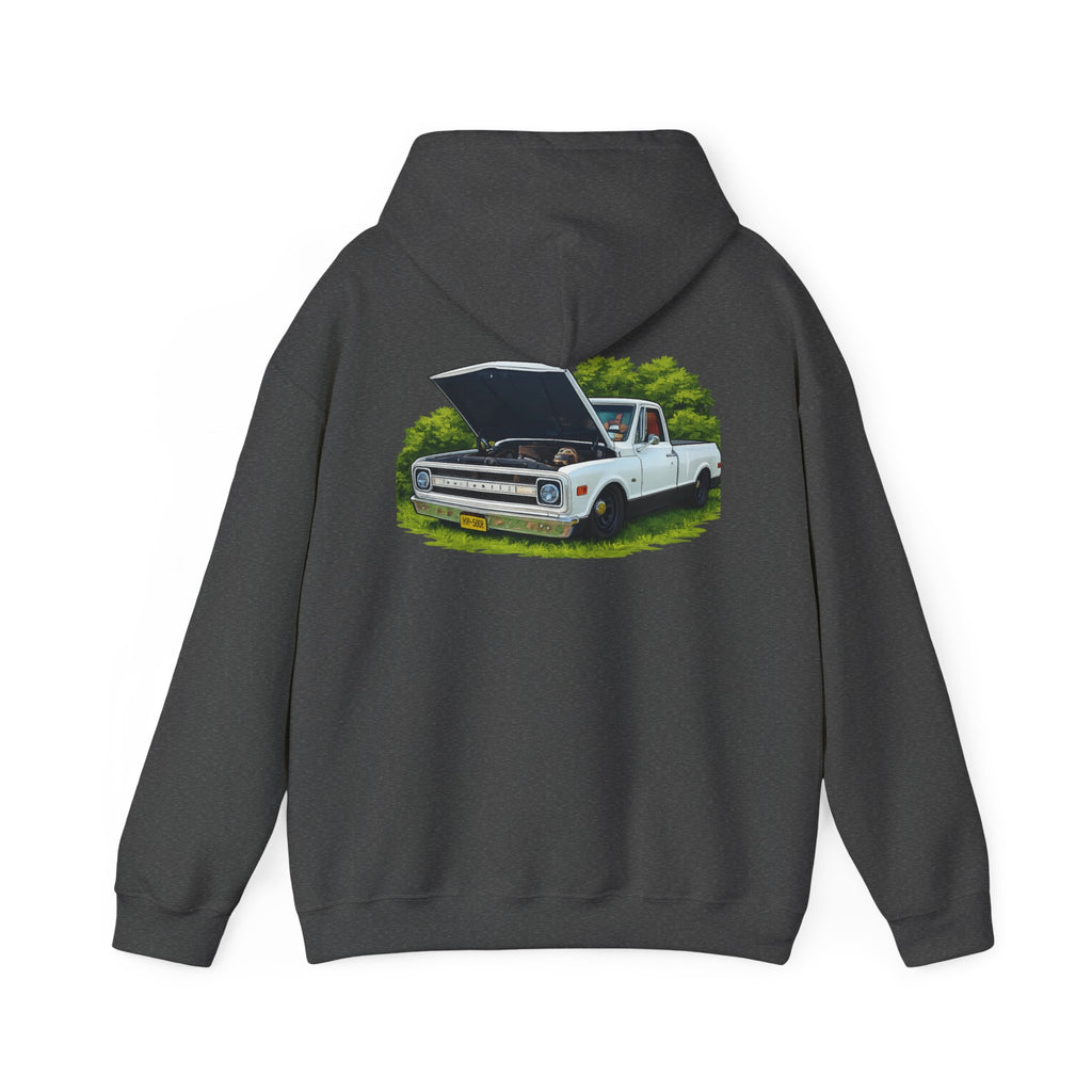 Vintage Pickup Truck Hoodie – Classic Bed-Up Truck Graphic Sweatshirt