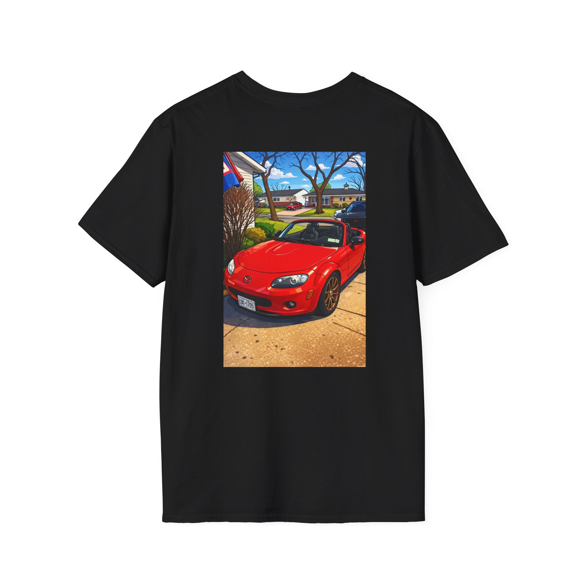Red Sports Car Graphic T‑Shirt