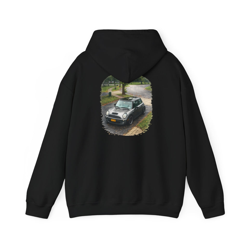 Mini Cooper Hoodie – Vintage Car Photo Print
