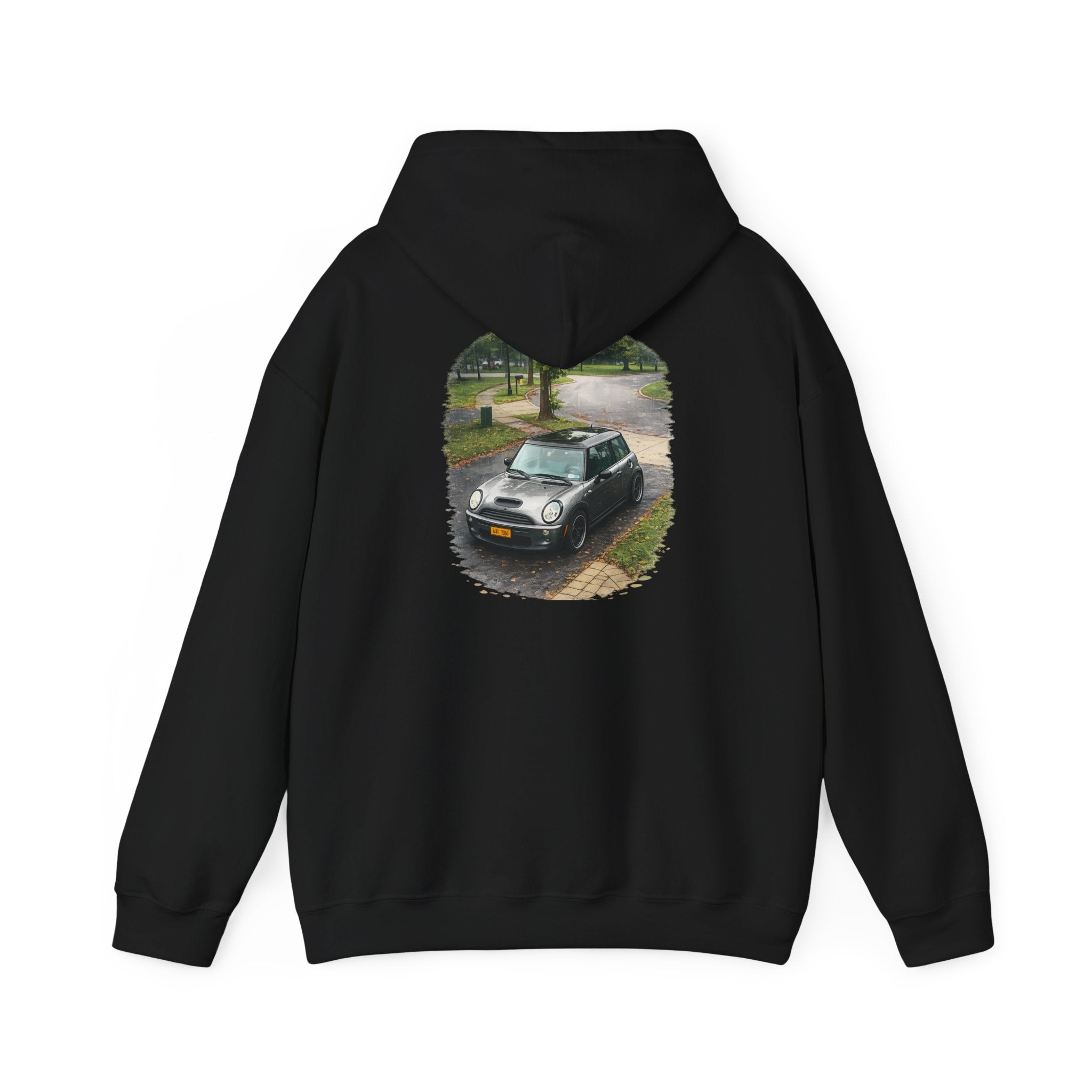 Mini Cooper Hoodie – Vintage Car Photo Print