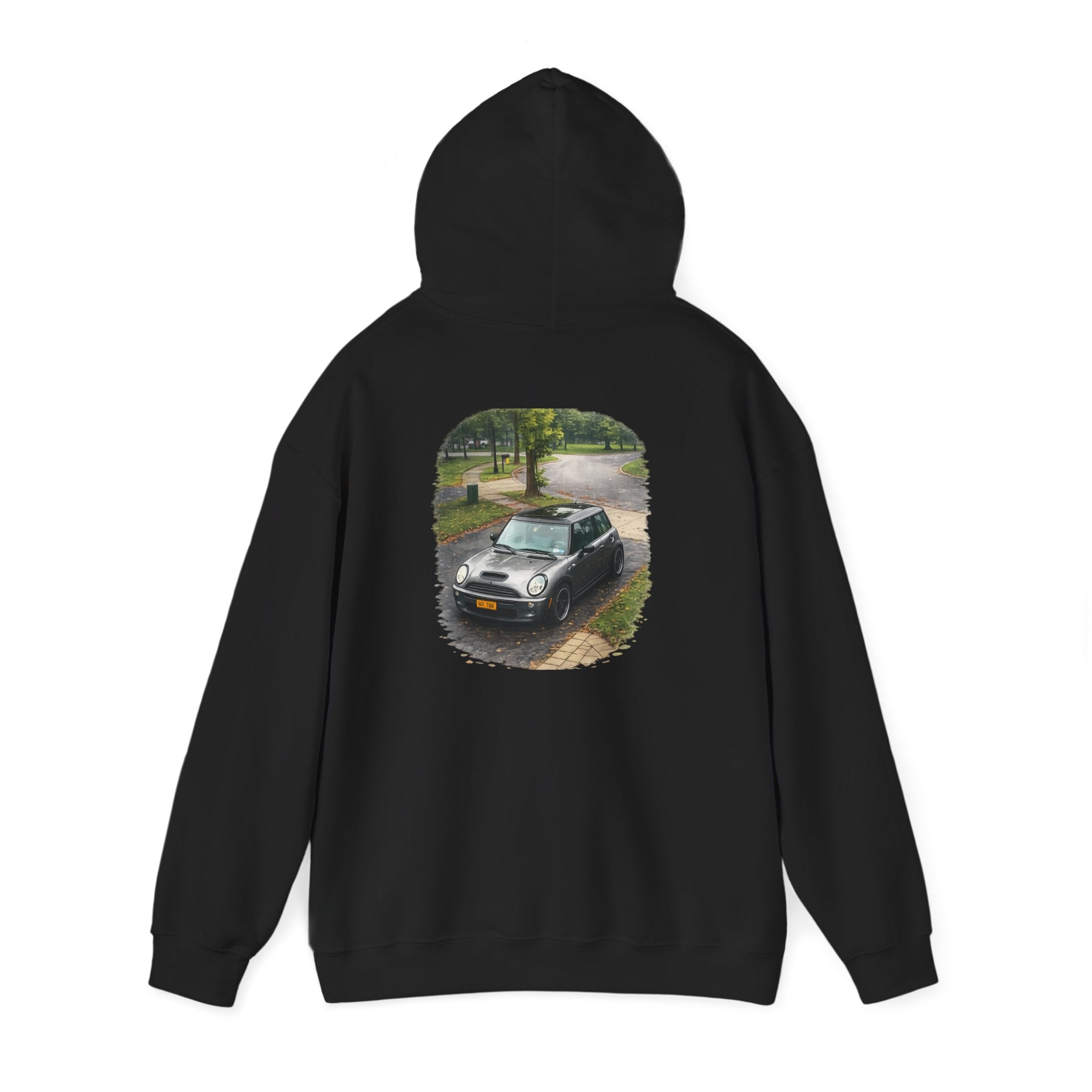 Mini Cooper Hoodie – Vintage Car Photo Print