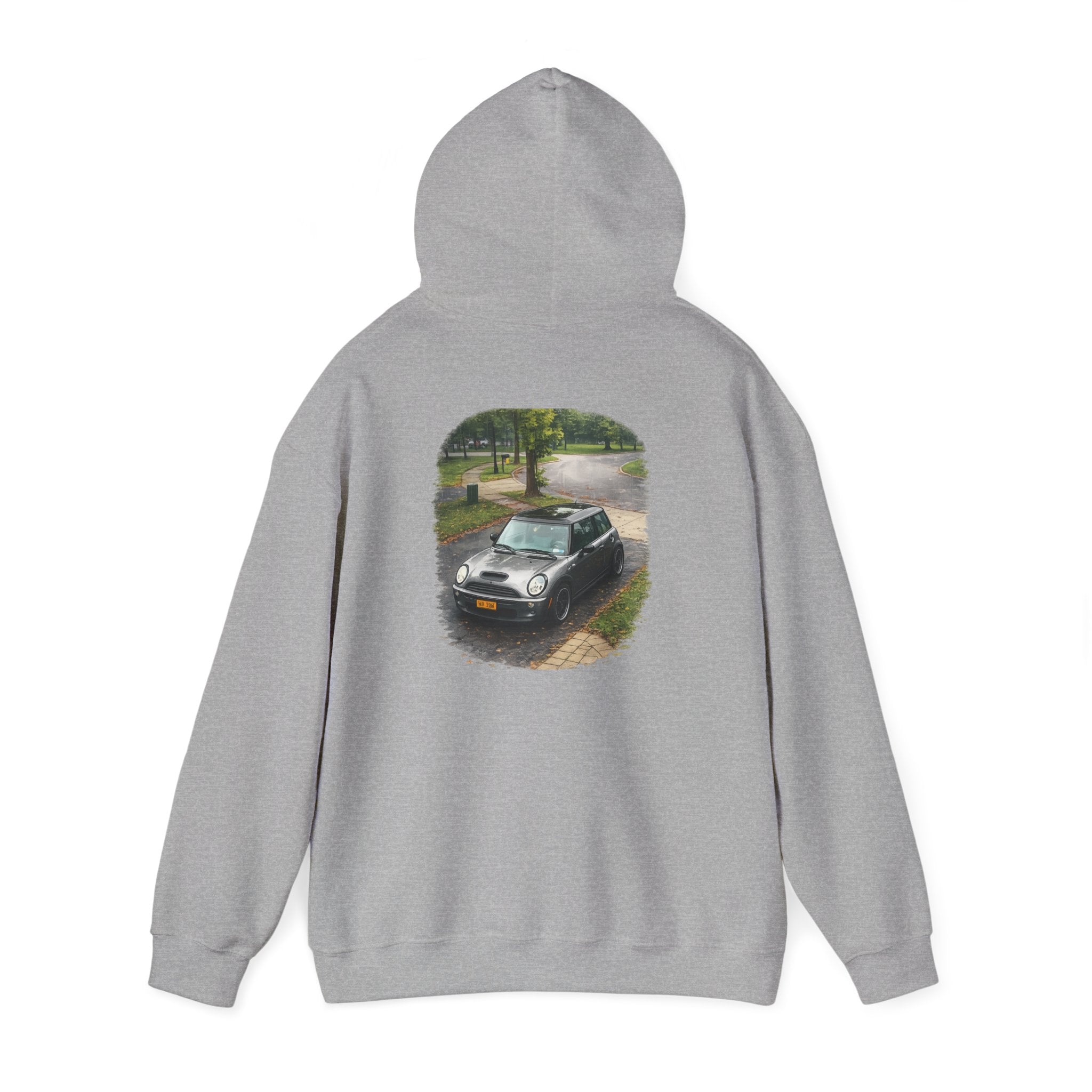 Mini Cooper Hoodie – Vintage Car Photo Print