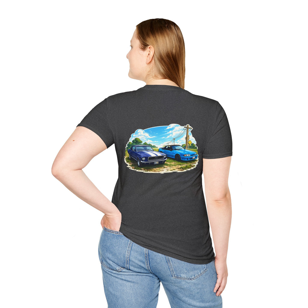 Foxbody and 69 mustang Back Print Tshirt