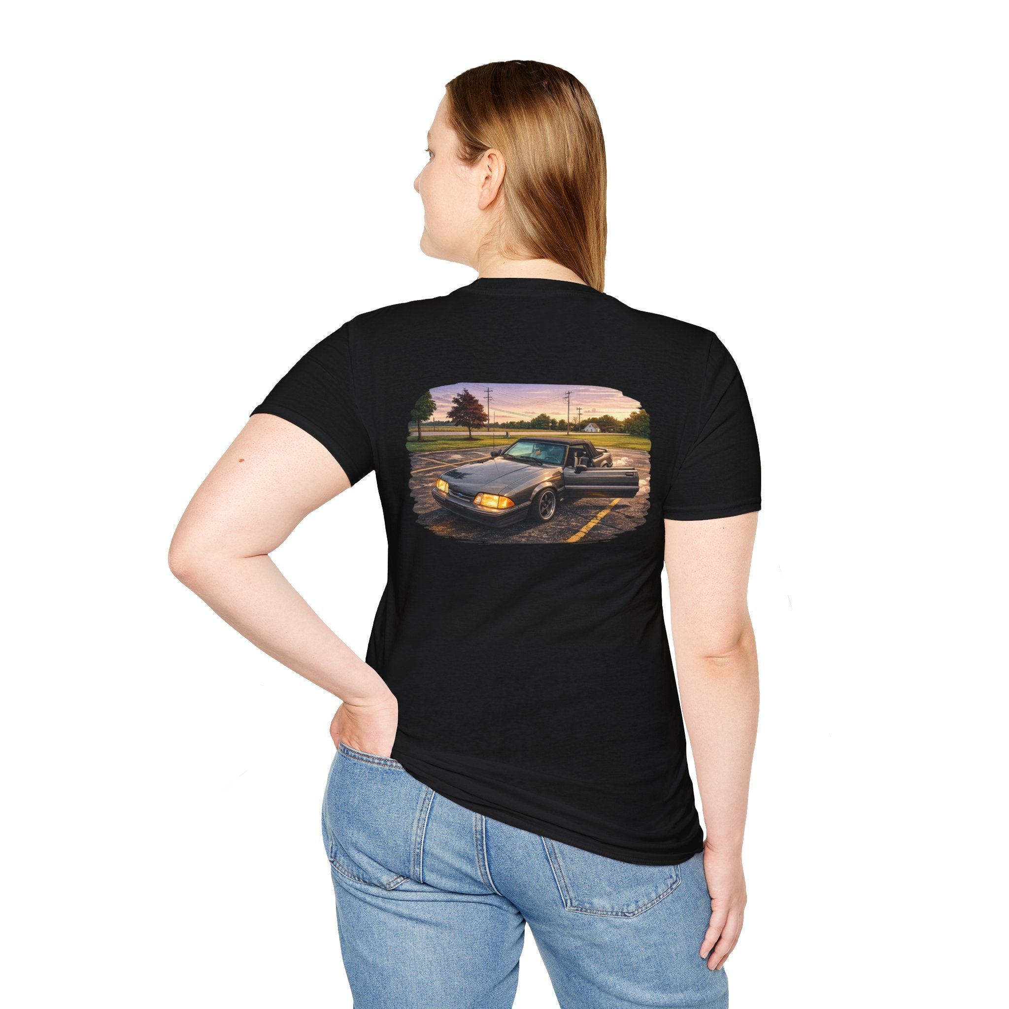 Grey Foxbody — Vintage Coupe Graphic Tee