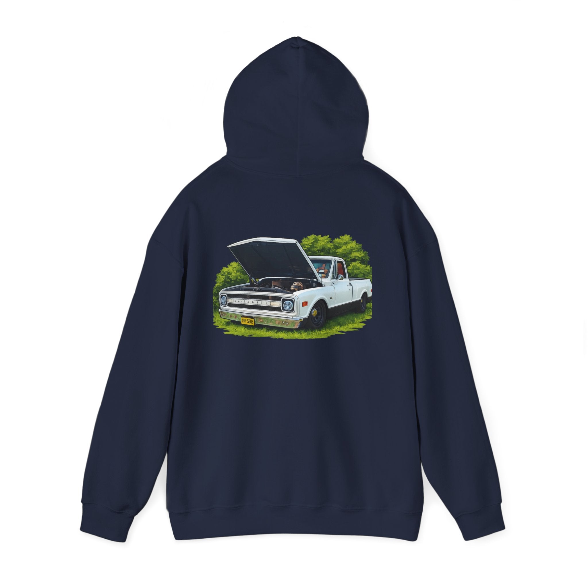 Vintage Pickup Truck Hoodie – Classic Bed-Up Truck Graphic Sweatshirt