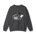 Mustang Foxbody Crewneck Sweatshirt – Classic White Car Illustration