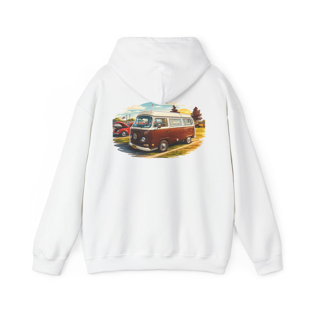 VW bus back print hoodie